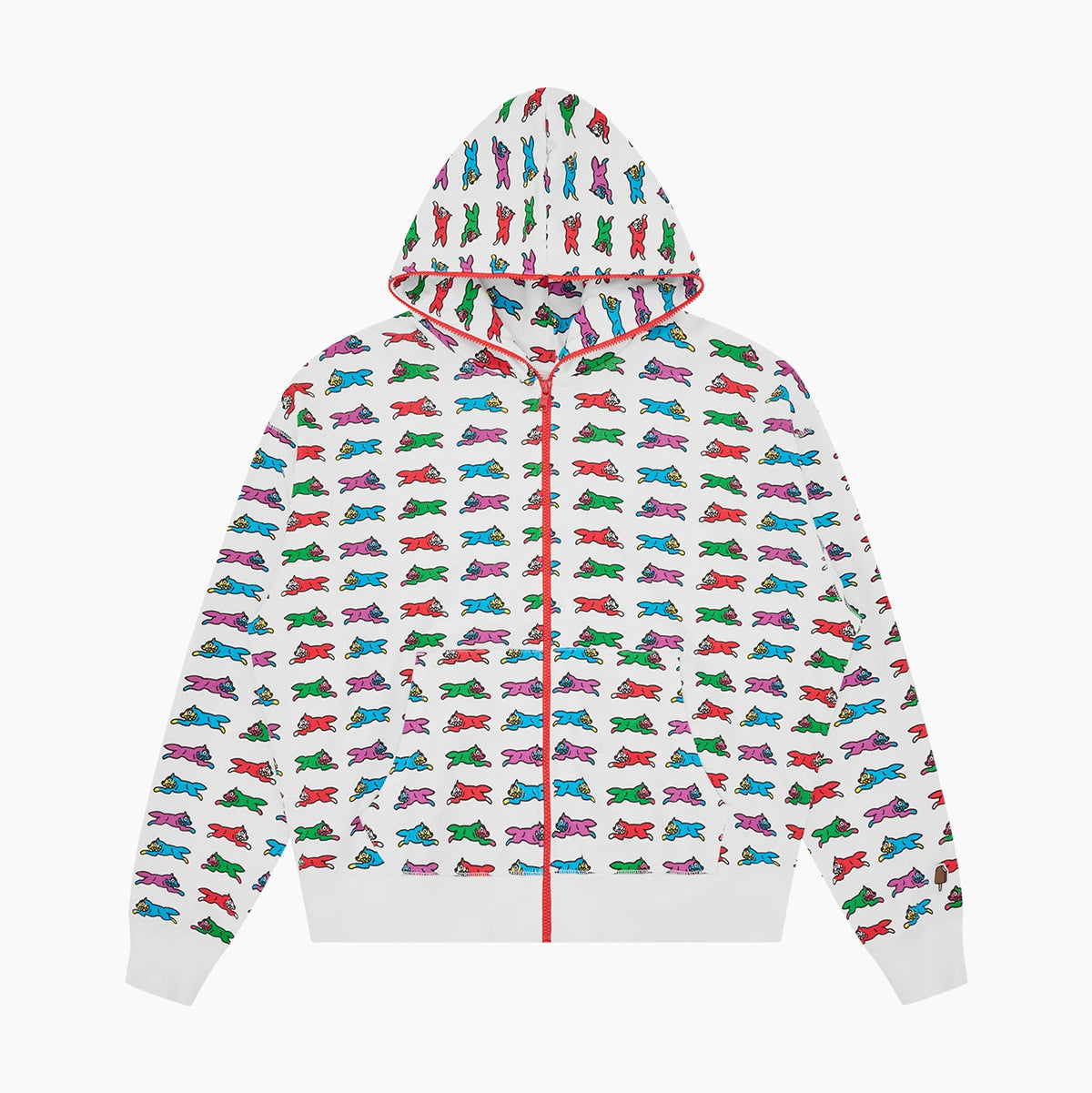 ICECREAM EU REPEAT RUNNING DOG ZIP THROUGH HOOD