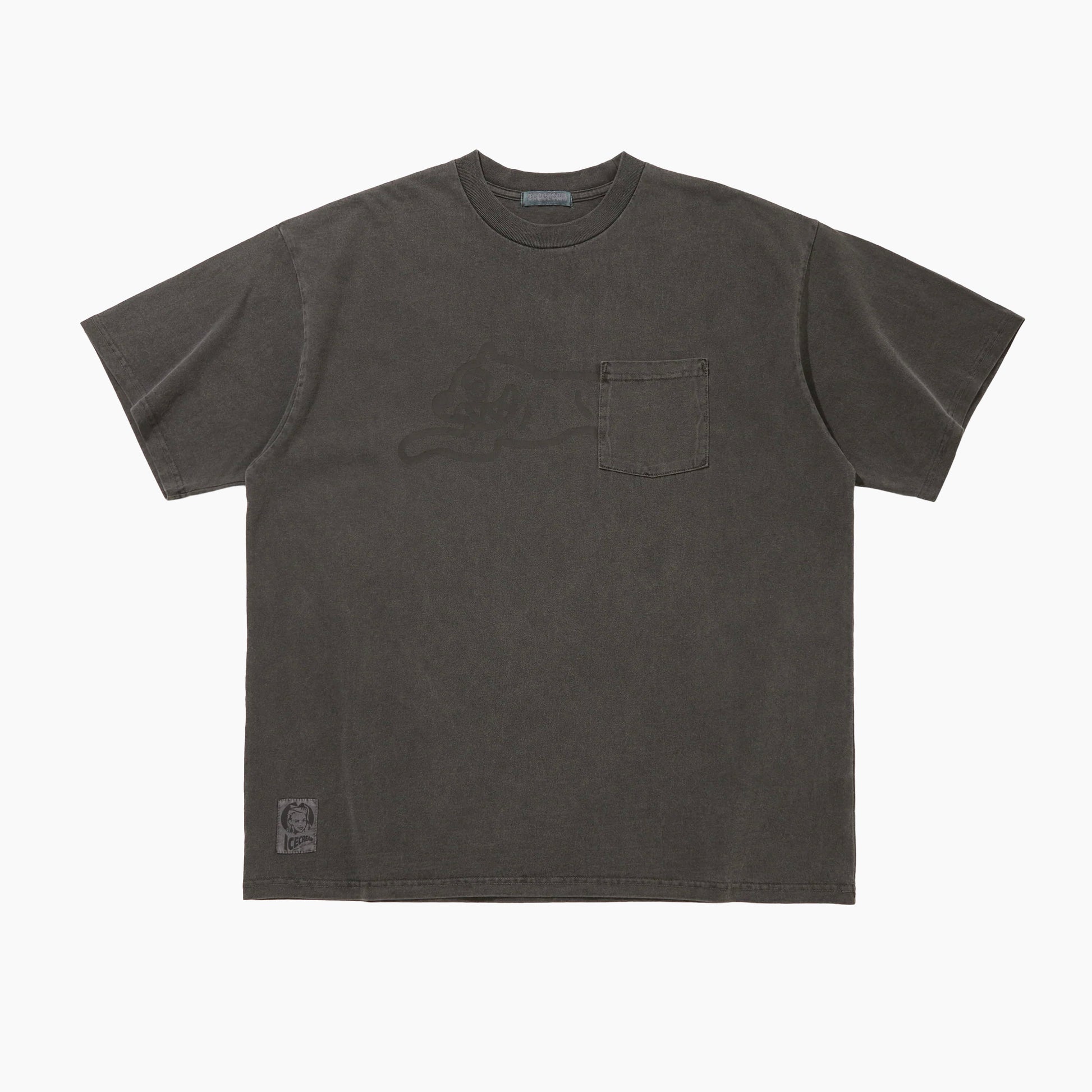 ICECREAM Overdyed Pocket T-shrt_Running Dog (Japan exclusive) ICEJP261C010