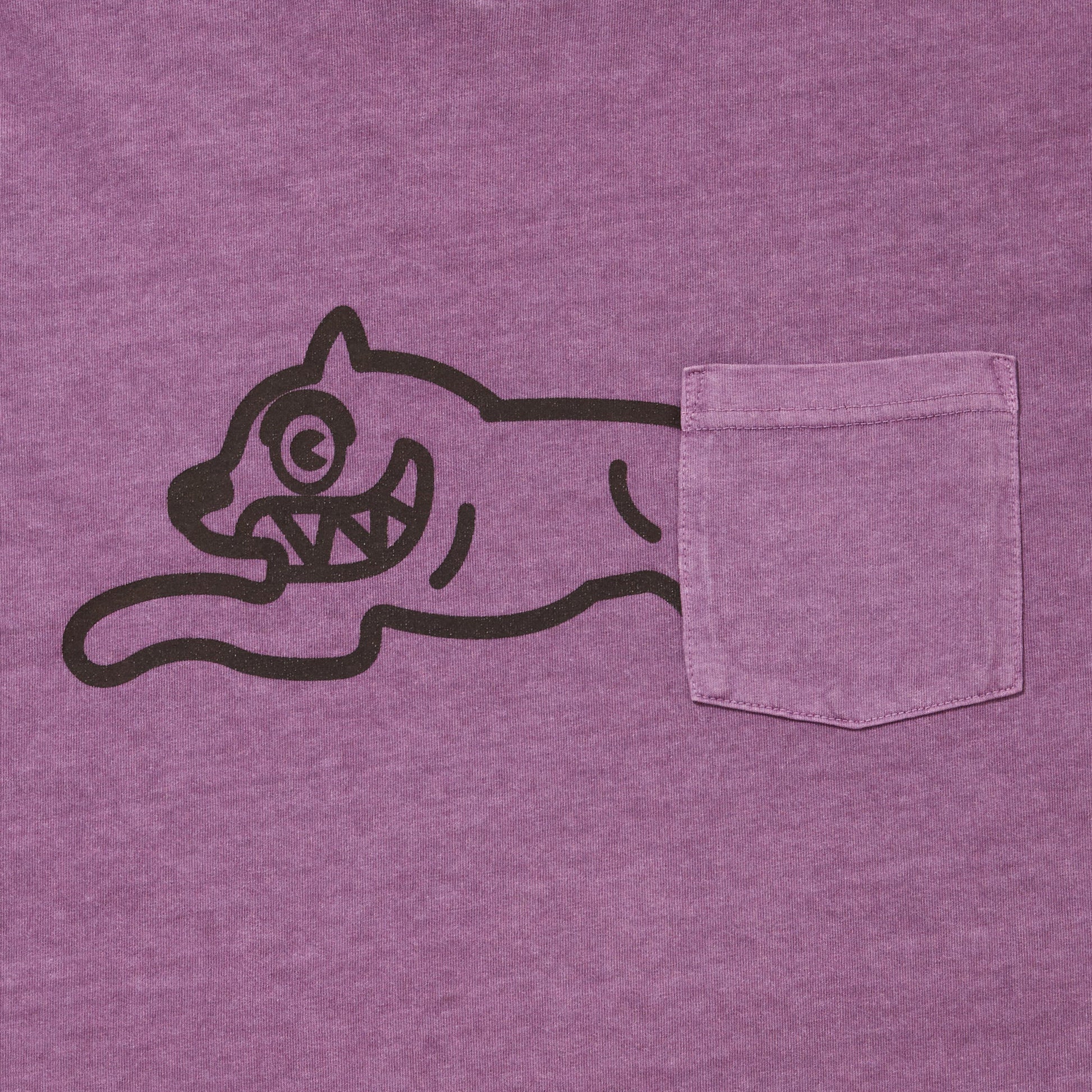 ICECREAM Overdyed Pocket T-shrt_Running Dog (Japan exclusive) ICEJP261C010