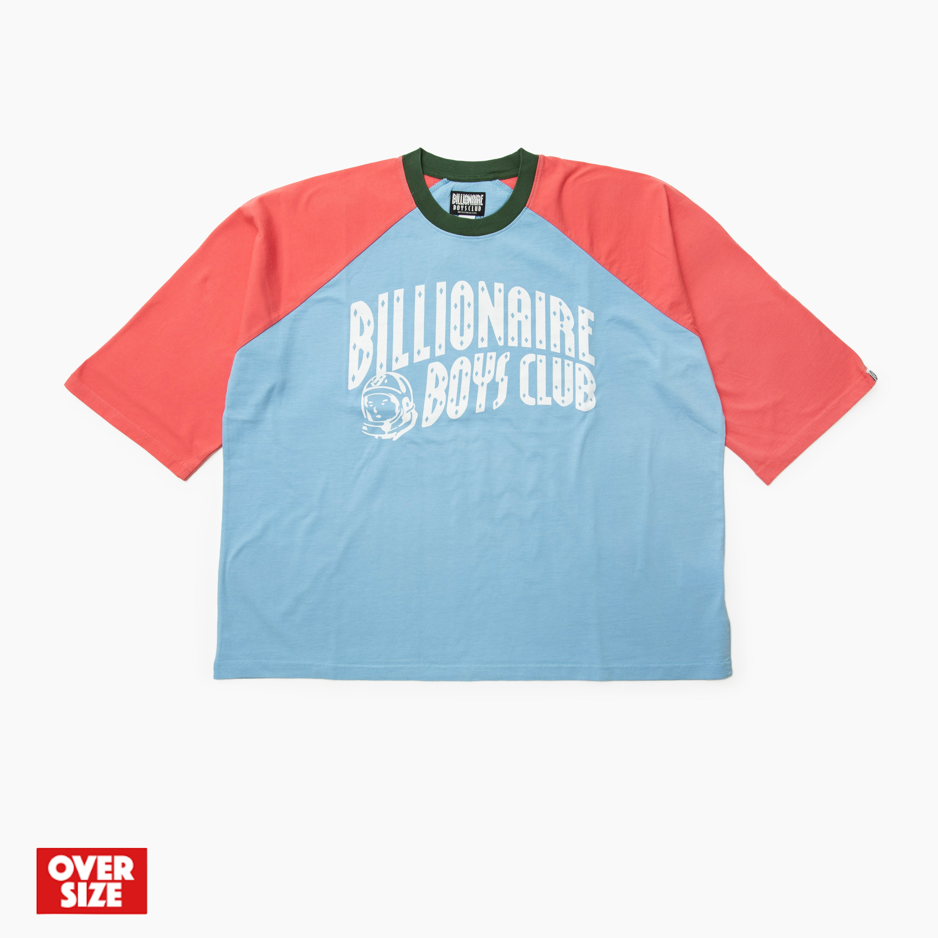Billionaire boys club BB SPACE CAMP OVERSIZED ENZYME WASHED RAGLAN COLORBLOCKED T-SHIRT