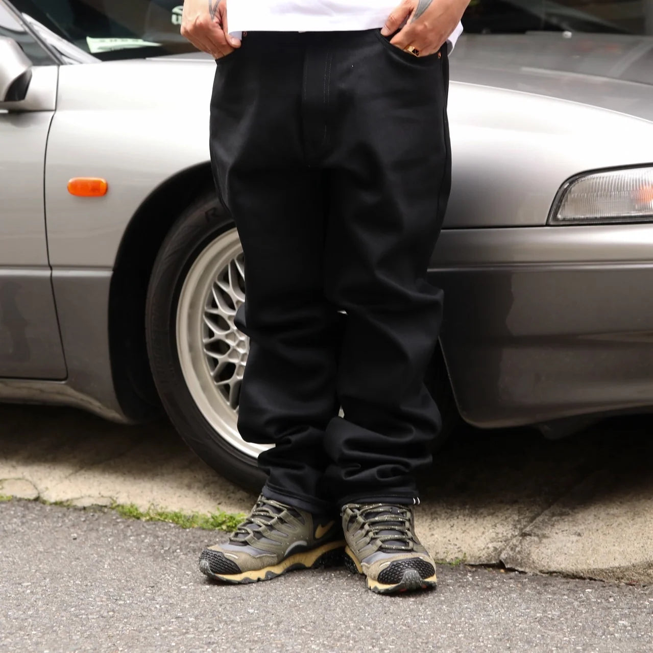 Cotton Research Club Selvage Black Denim Jeans