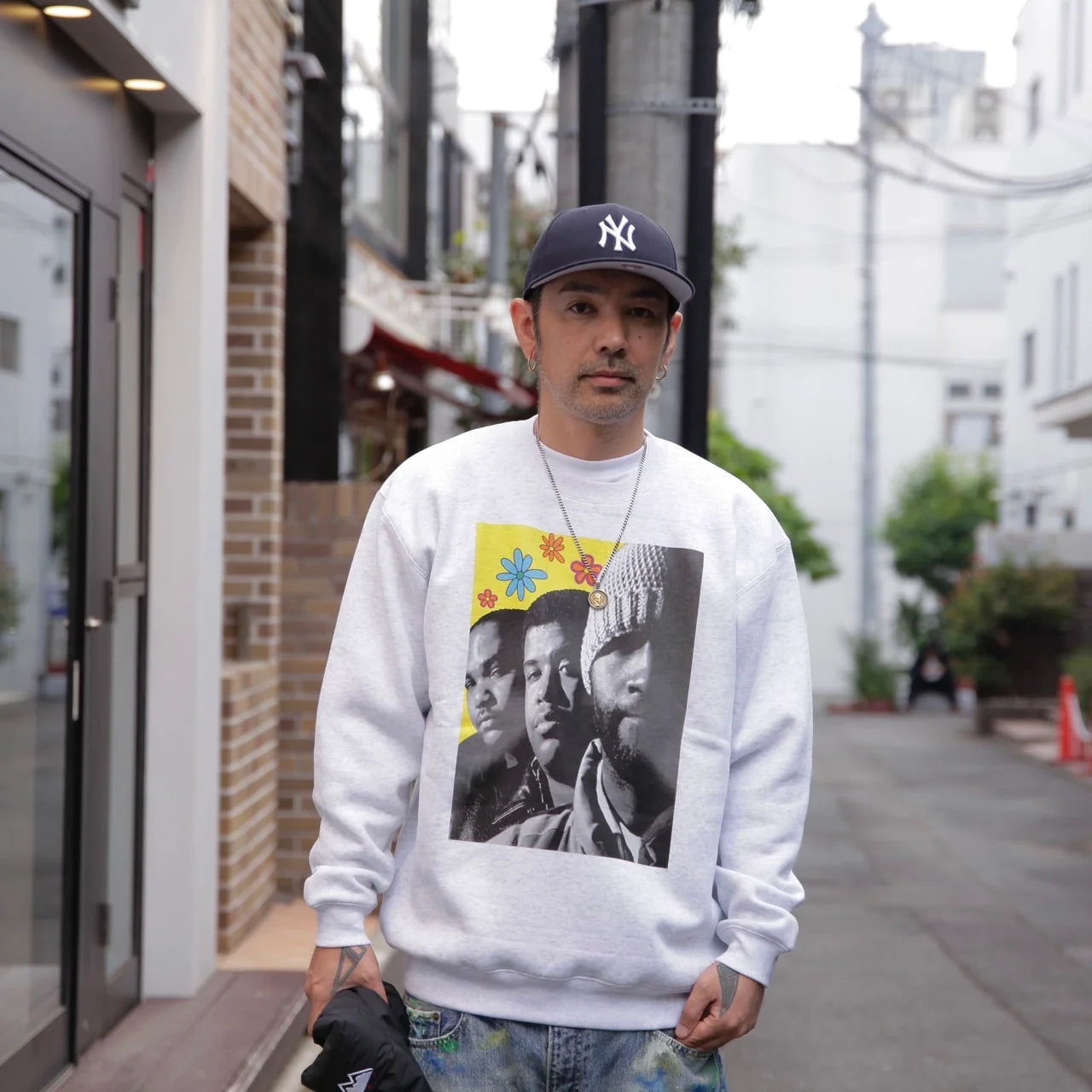 1993designed world hiphop [ DE LA ] CREWNECK