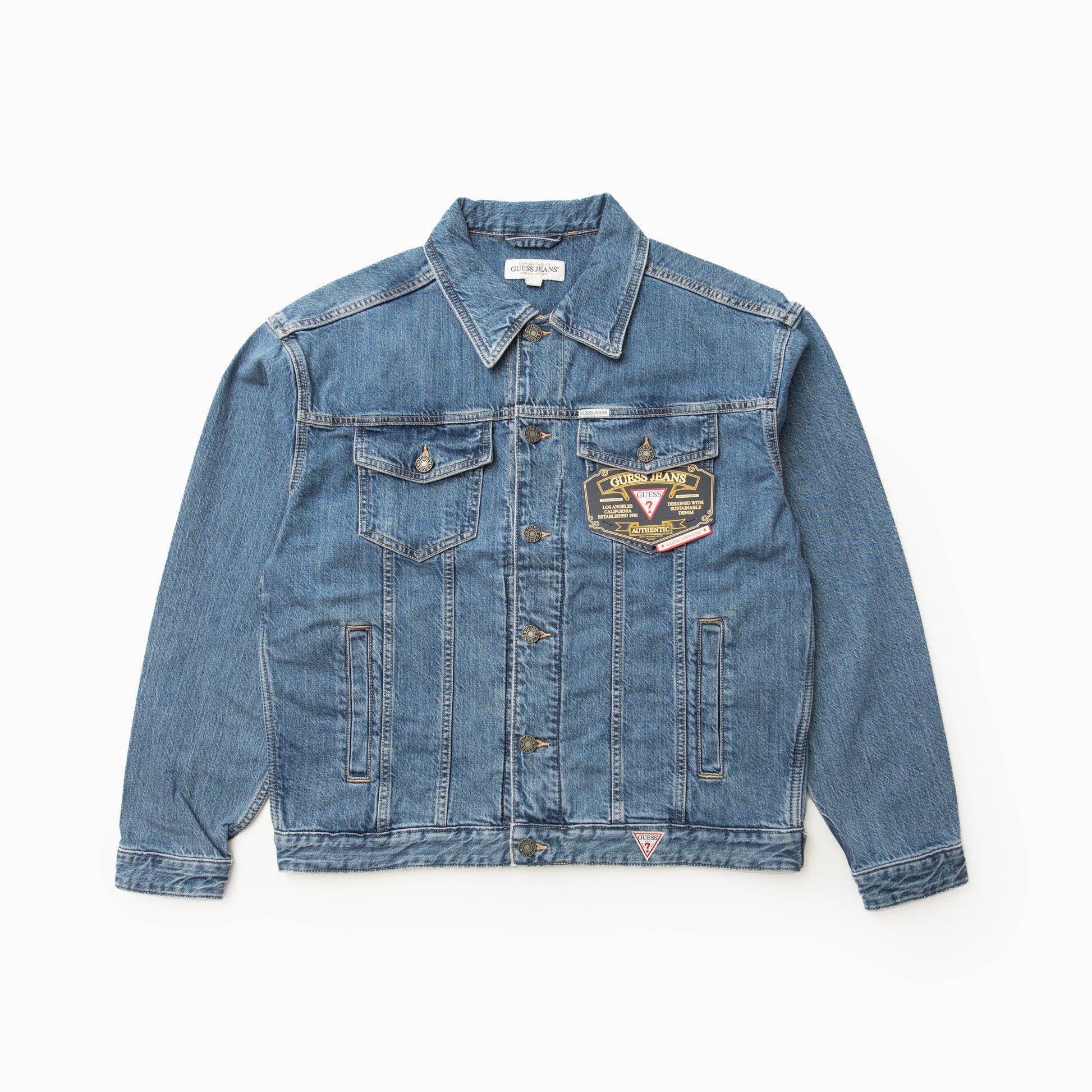 Guess Jeans MENS OVERSIZE TRUCKER JACKET