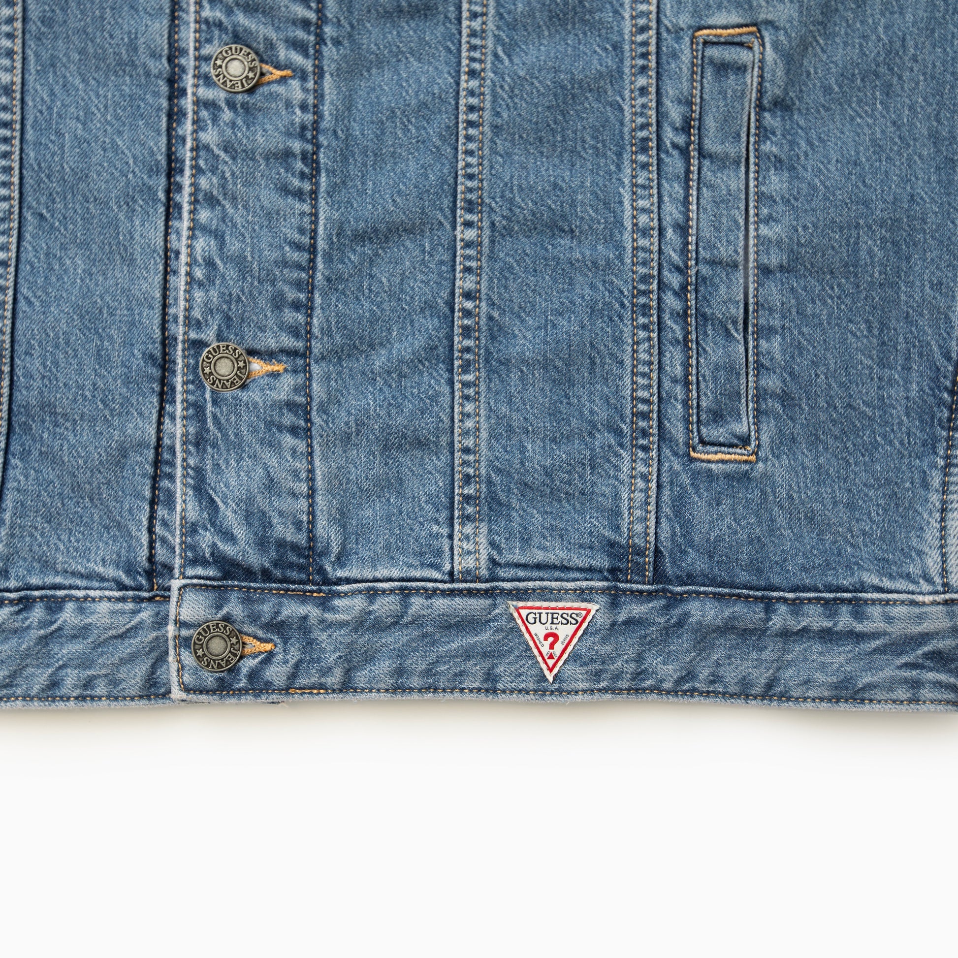 Guess Jeans MENS OVERSIZE TRUCKER JACKET