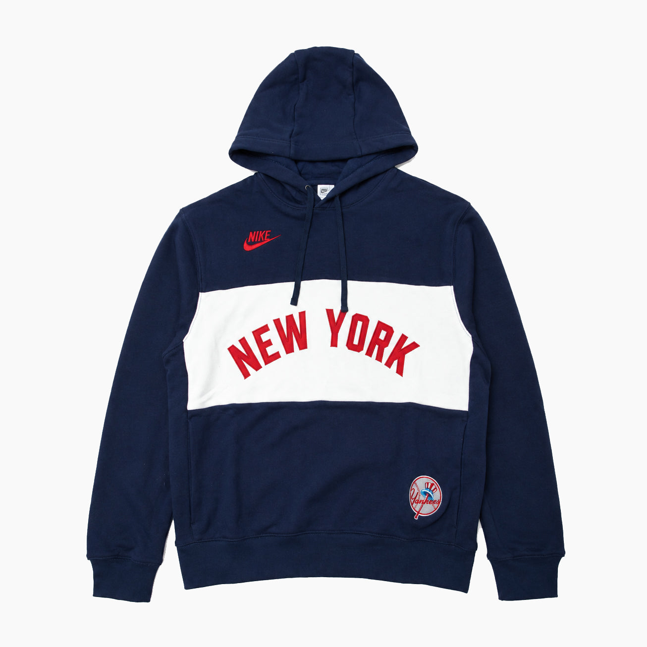 Nike MLB Cooperstown Legacy Colorblock French Terry Hoodie New York 040E-0H6Y-N27-GWA