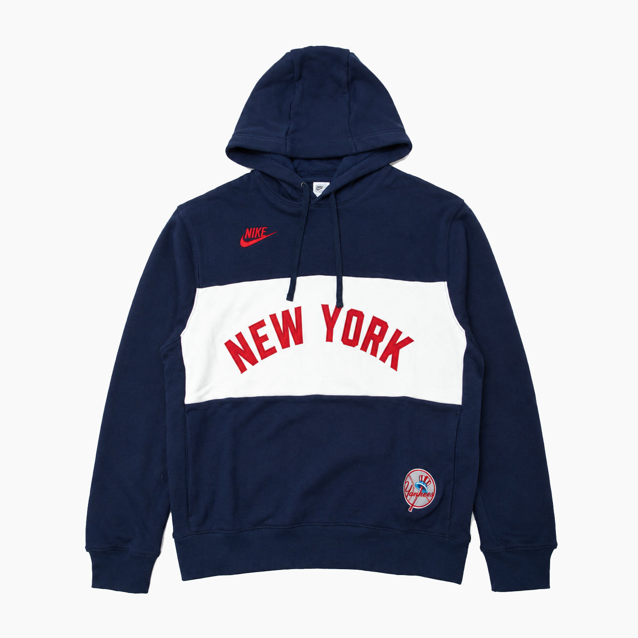 Nike MLB Cooperstown Legacy Colorblock French Terry Hoodie New York 040E-0H6Y-N27-GWA
