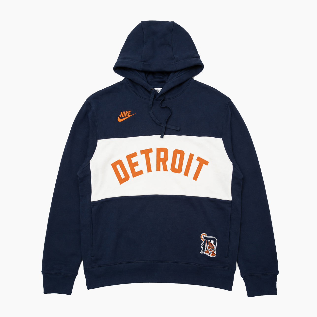 Nike MLB Cooperstown Legacy Colorblock French Terry Hoodie Detroit 040E-0H6Y-D61-GWA