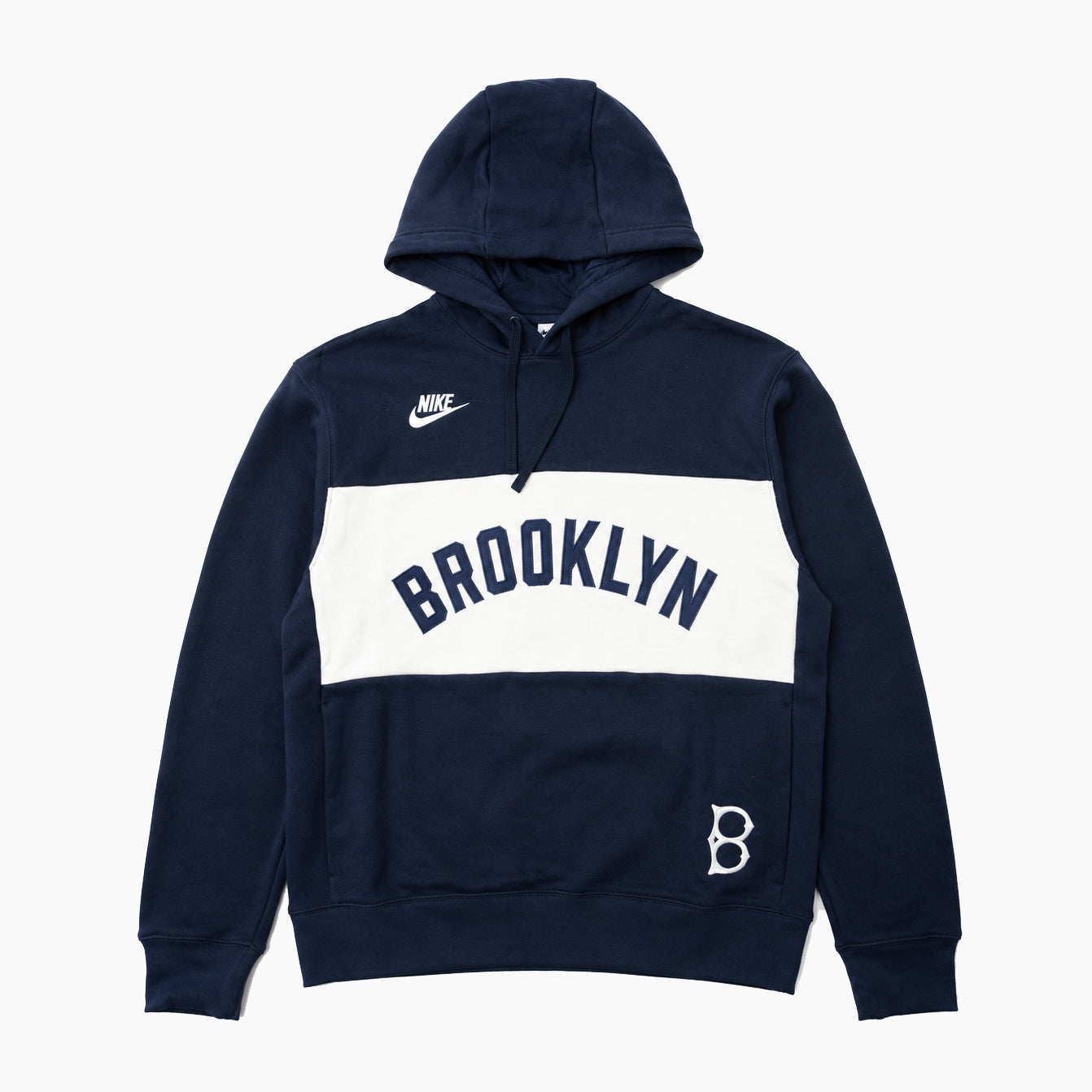 Nike MLB Cooperstown Legacy Colorblock French Terry Hoodie Brooklyn 040E-0H6Y-KB-GWA