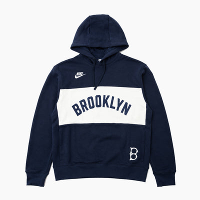 Nike MLB Cooperstown Legacy Colorblock French Terry Hoodie Brooklyn 040E-0H6Y-KB-GWA