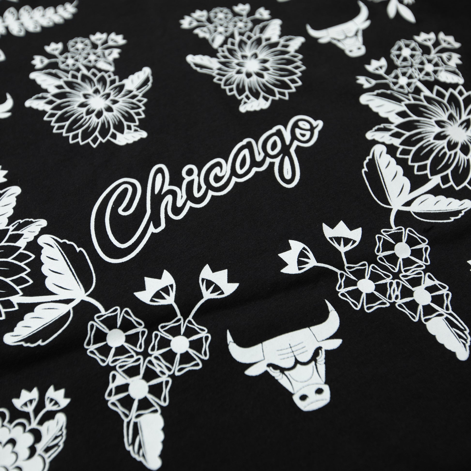 Mitchell and ness NBA MORNING HAZE LS TEE BULLS