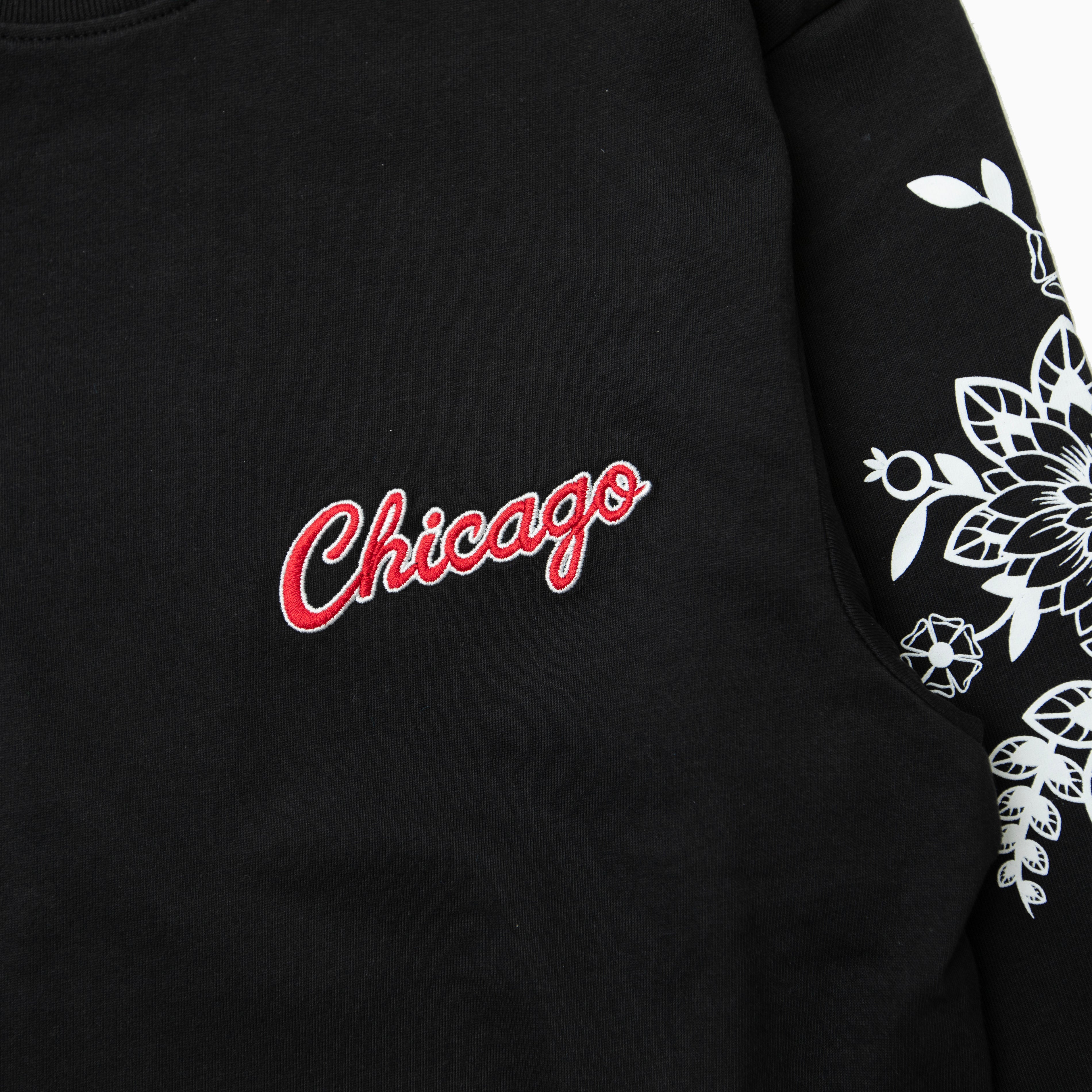 Mitchell and ness NBA MORNING HAZE LS TEE BULLS