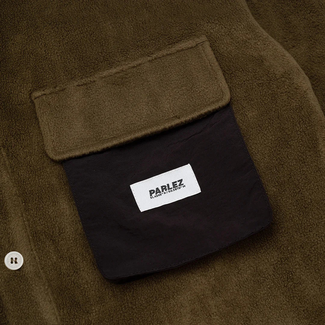 Parlez clothing MOTION FLEECE SHIRT MOSS