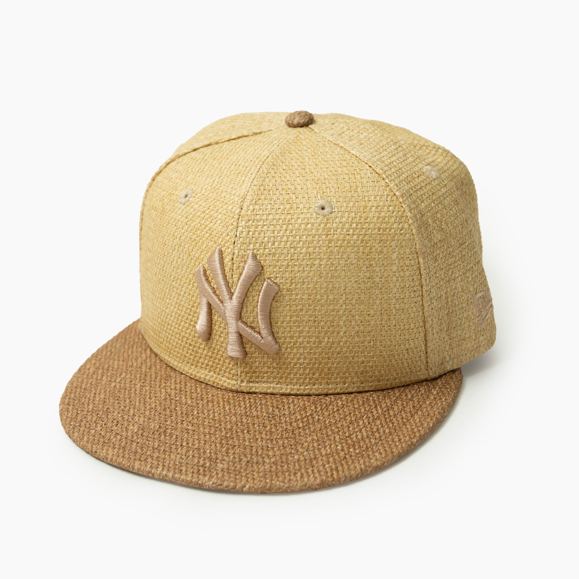 59FIFTY ニューヨーク・ヤンキース Paper Straw ナチュラル/カーキ