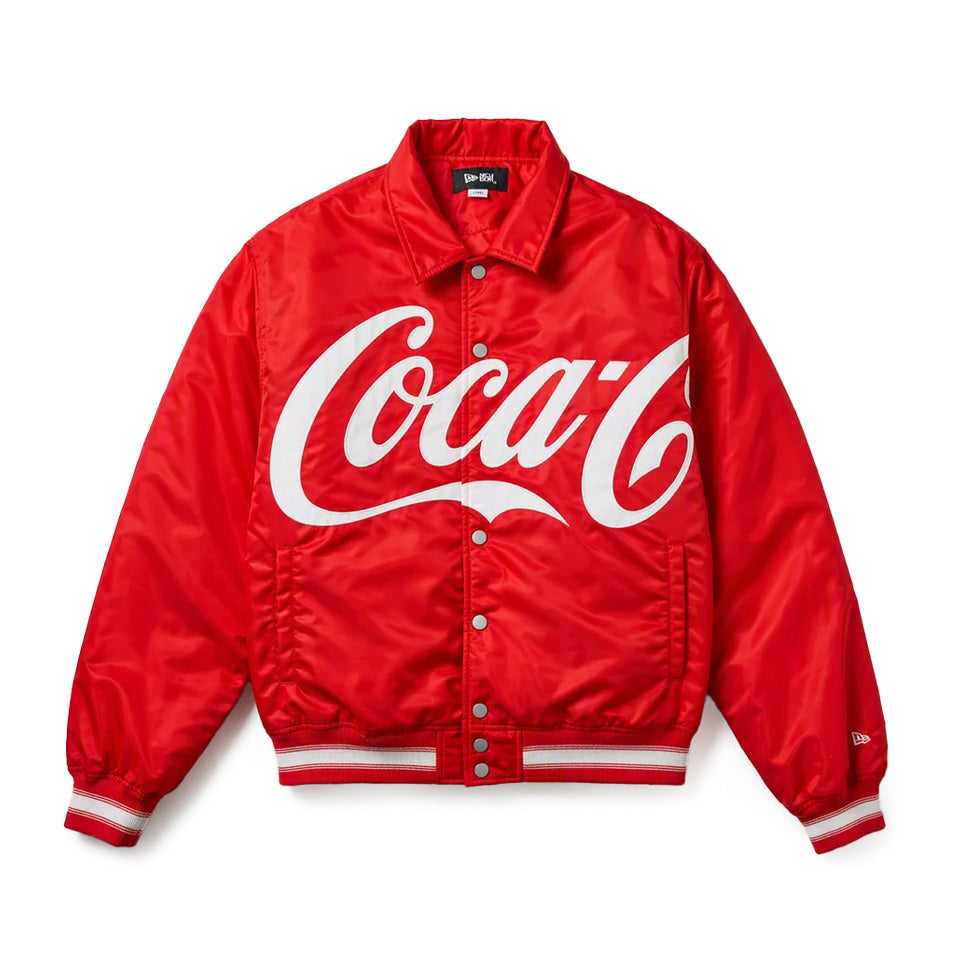 NEW ERA  ナイロン バーシティジャケット Coca-Cola コカ･コーラ スカーレット