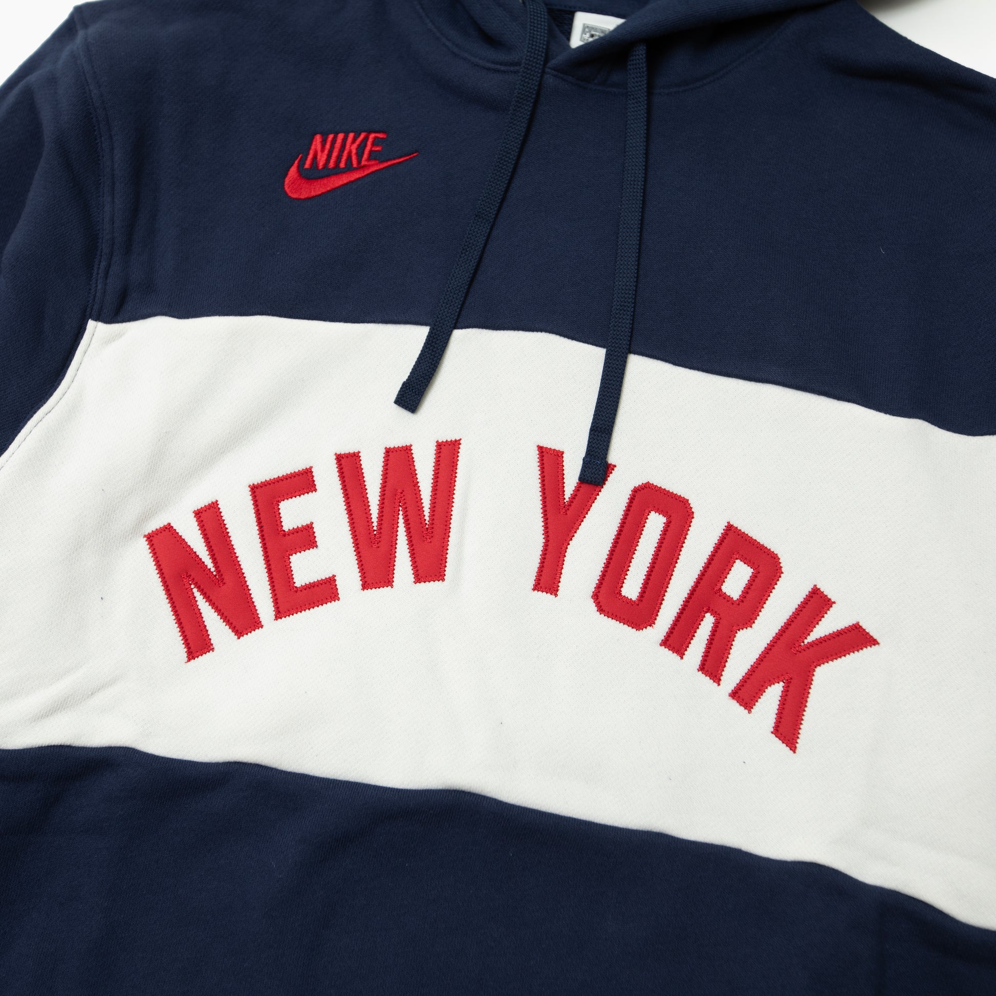 Nike MLB Cooperstown Legacy Colorblock French Terry Hoodie New York 040E-0H6Y-N27-GWA