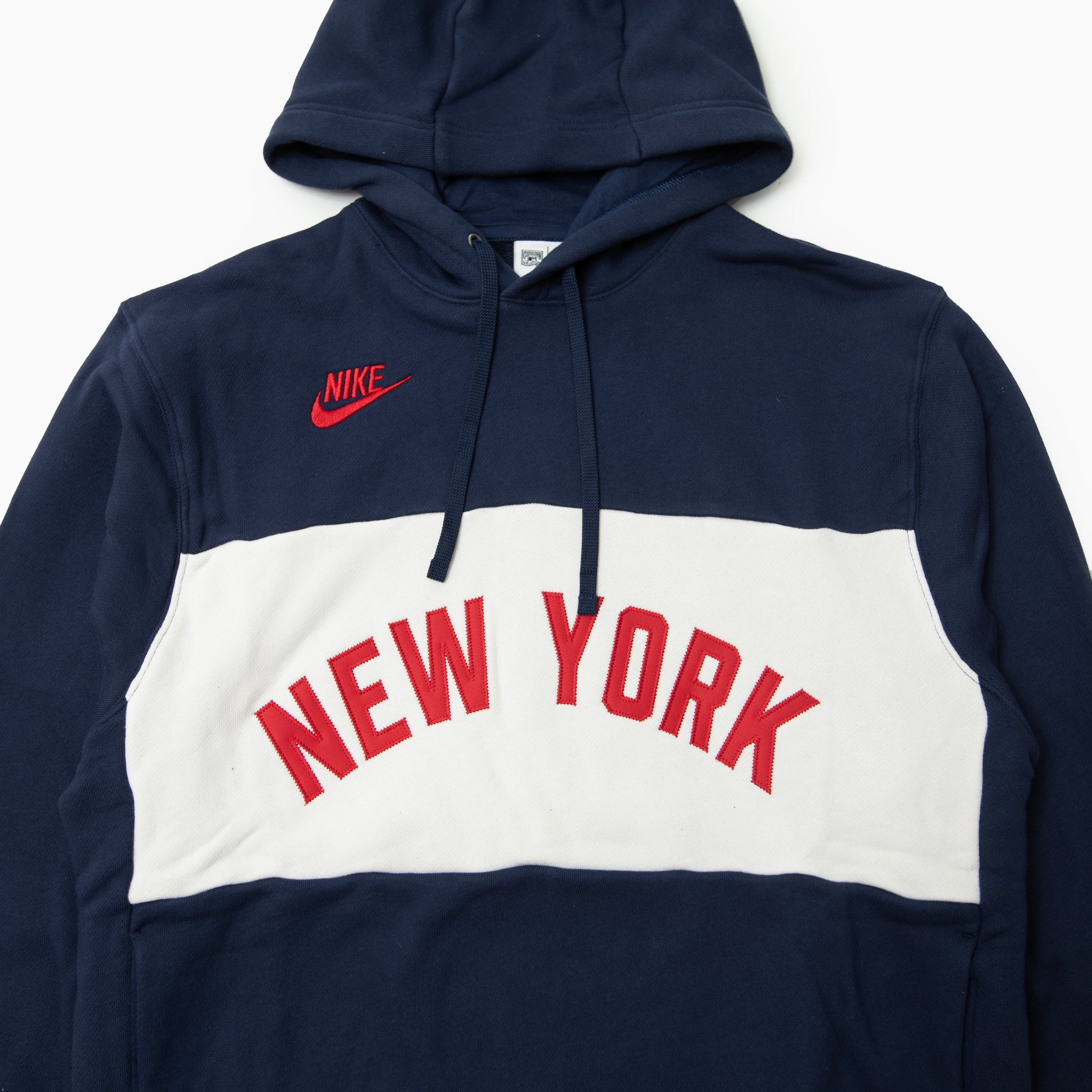 Nike MLB Cooperstown Legacy Colorblock French Terry Hoodie New York 040E-0H6Y-N27-GWA