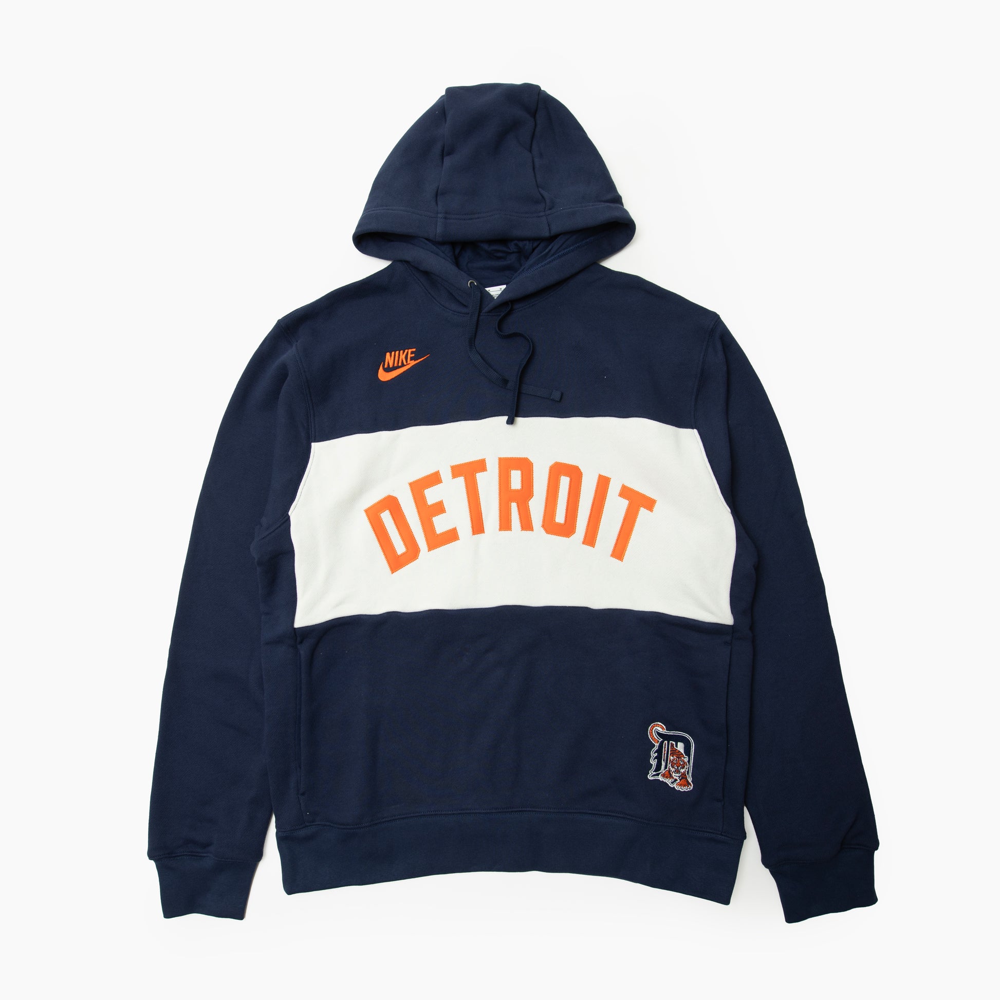Nike MLB Cooperstown Legacy Colorblock French Terry Hoodie Detroit 040E-0H6Y-D61-GWA