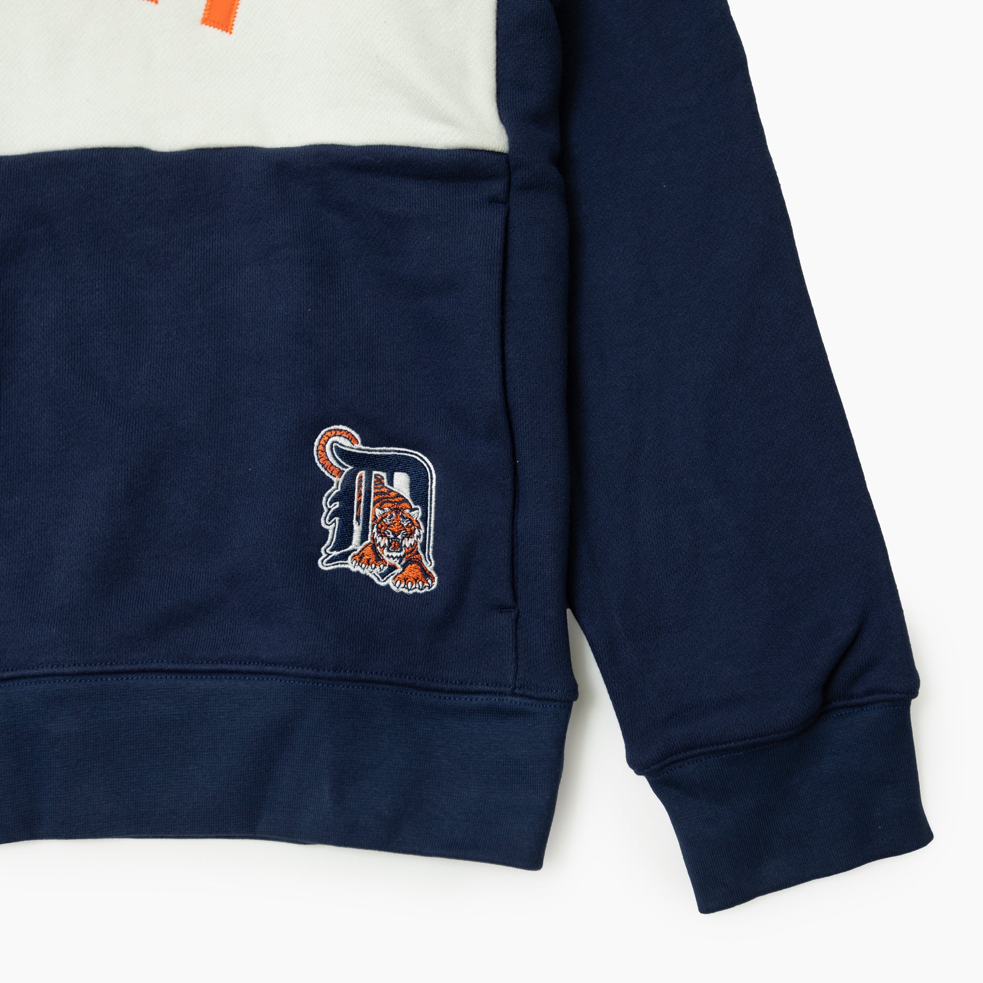Nike MLB Cooperstown Legacy Colorblock French Terry Hoodie Detroit 040E-0H6Y-D61-GWA