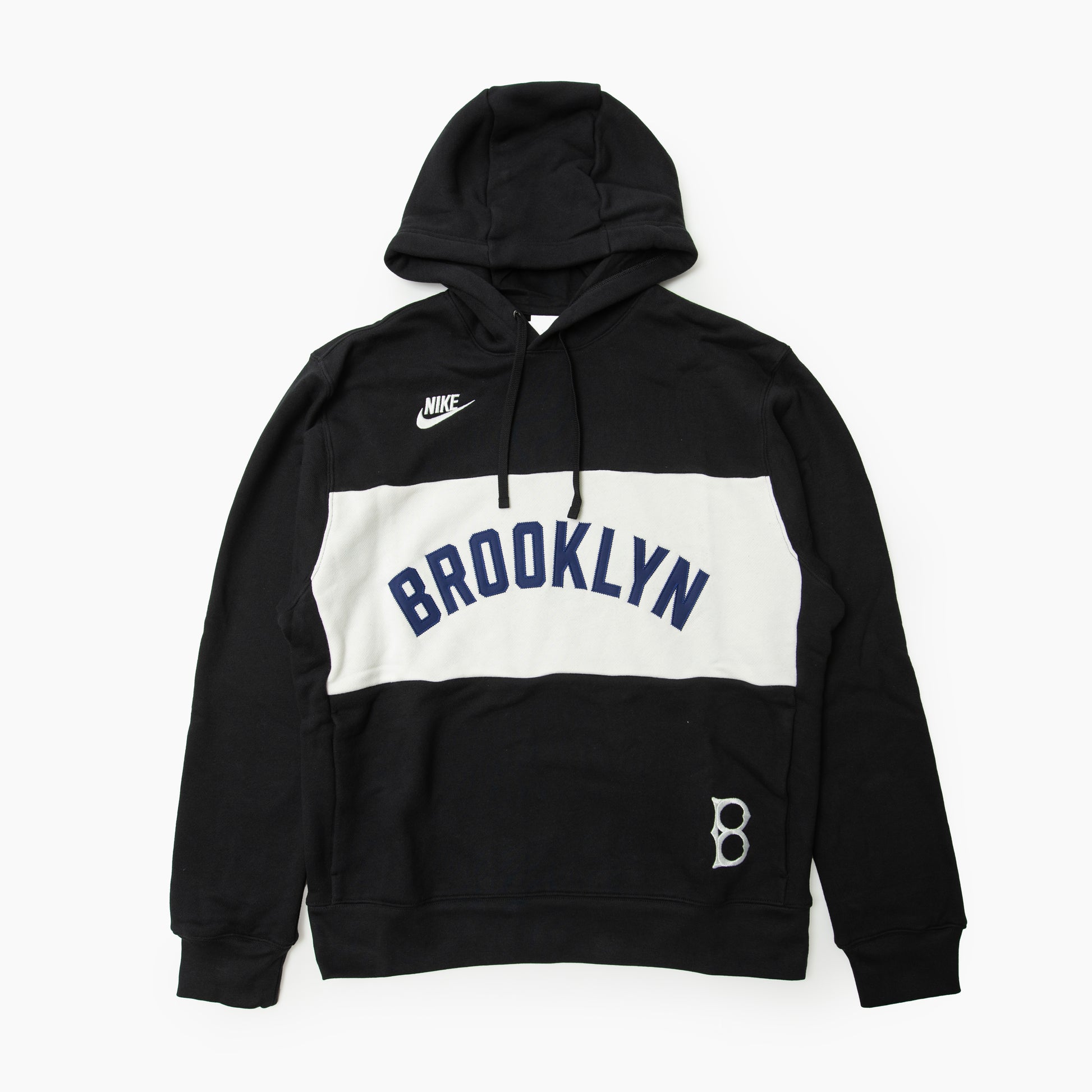 Nike MLB Cooperstown Legacy Colorblock French Terry Hoodie Brooklyn 040E-0H6U-KB-GWA