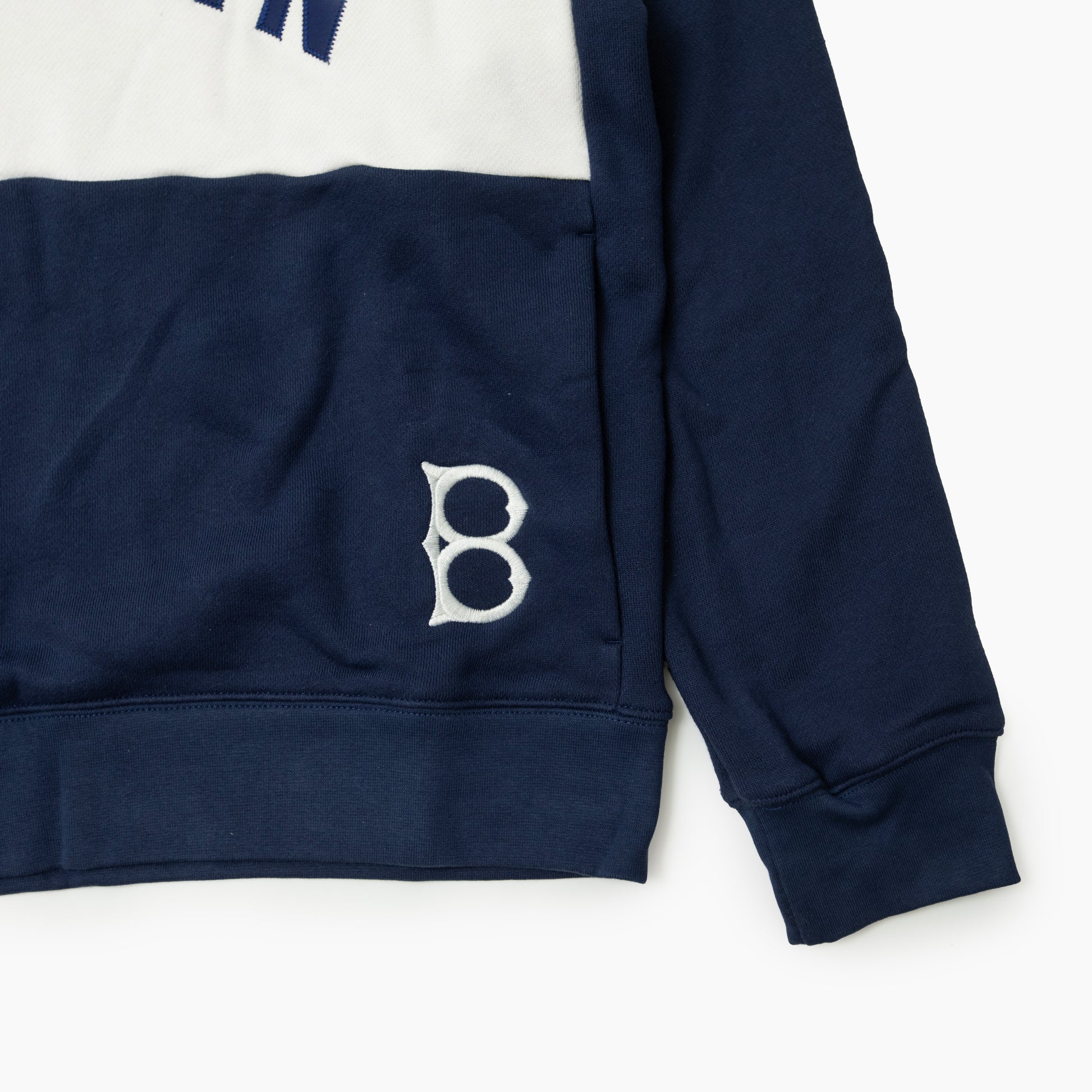 Nike MLB Cooperstown Legacy Colorblock French Terry Hoodie Brooklyn 040E-0H6Y-KB-GWA