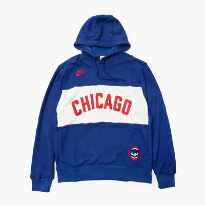 Nike MLB Cooperstown Legacy Colorblock French Terry Hoodie Chicago 040E-OFUU-C78-GWA