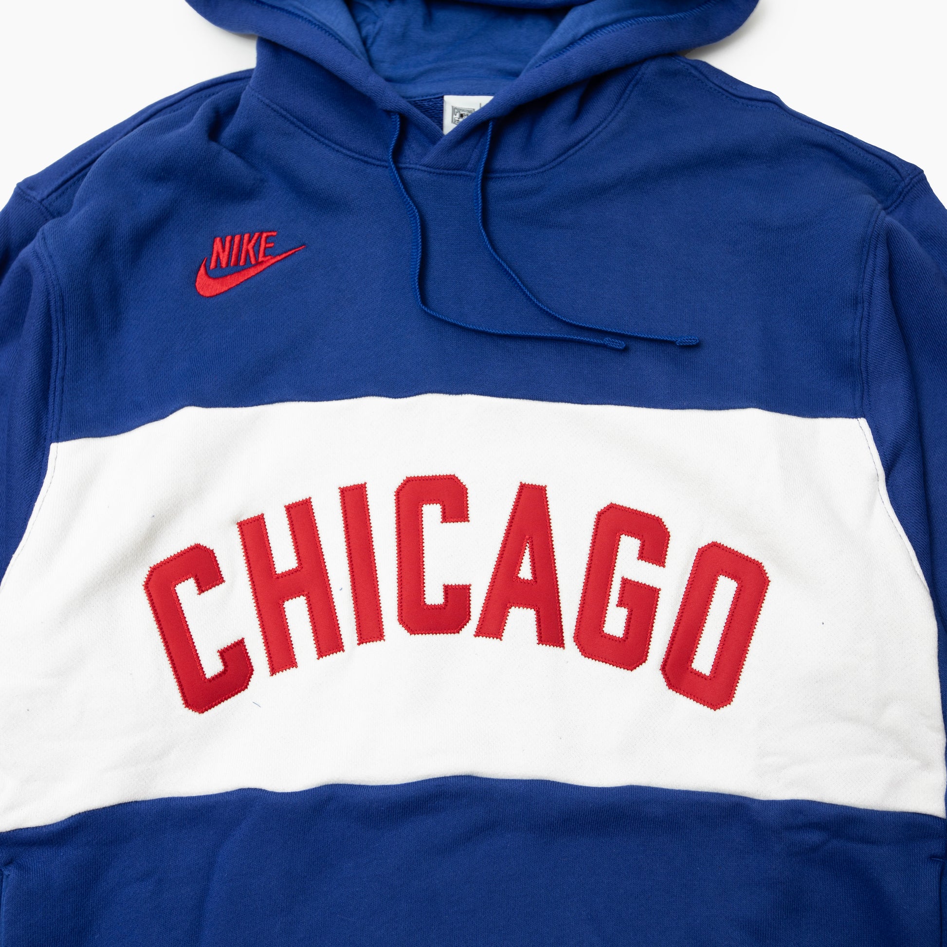 Nike MLB Cooperstown Legacy Colorblock French Terry Hoodie Chicago 040E-OFUU-C78-GWA