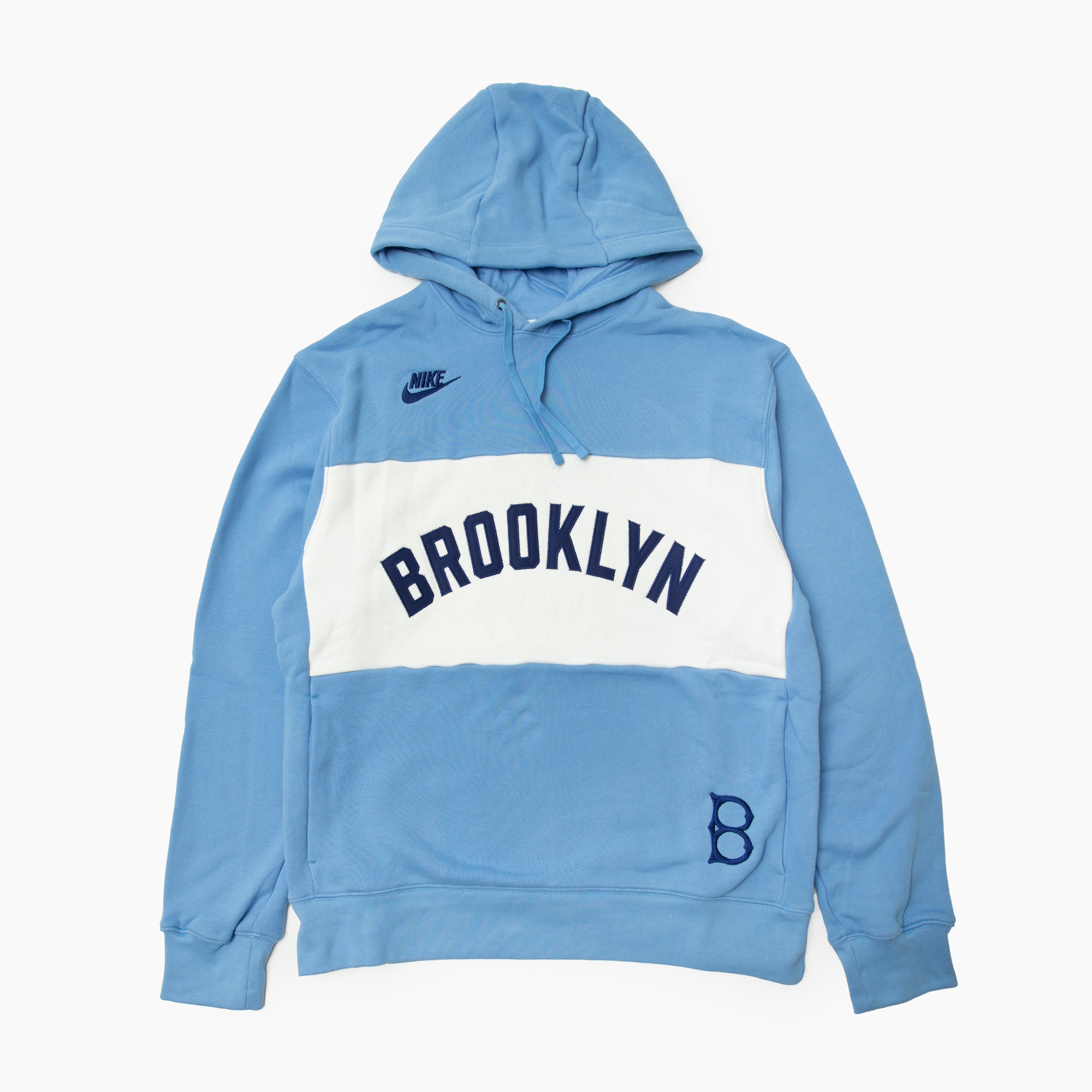 Nike MLB Cooperstown Legacy Colorblock French Terry Hoodie Brooklyn 040E-0H6R-KB-GWA