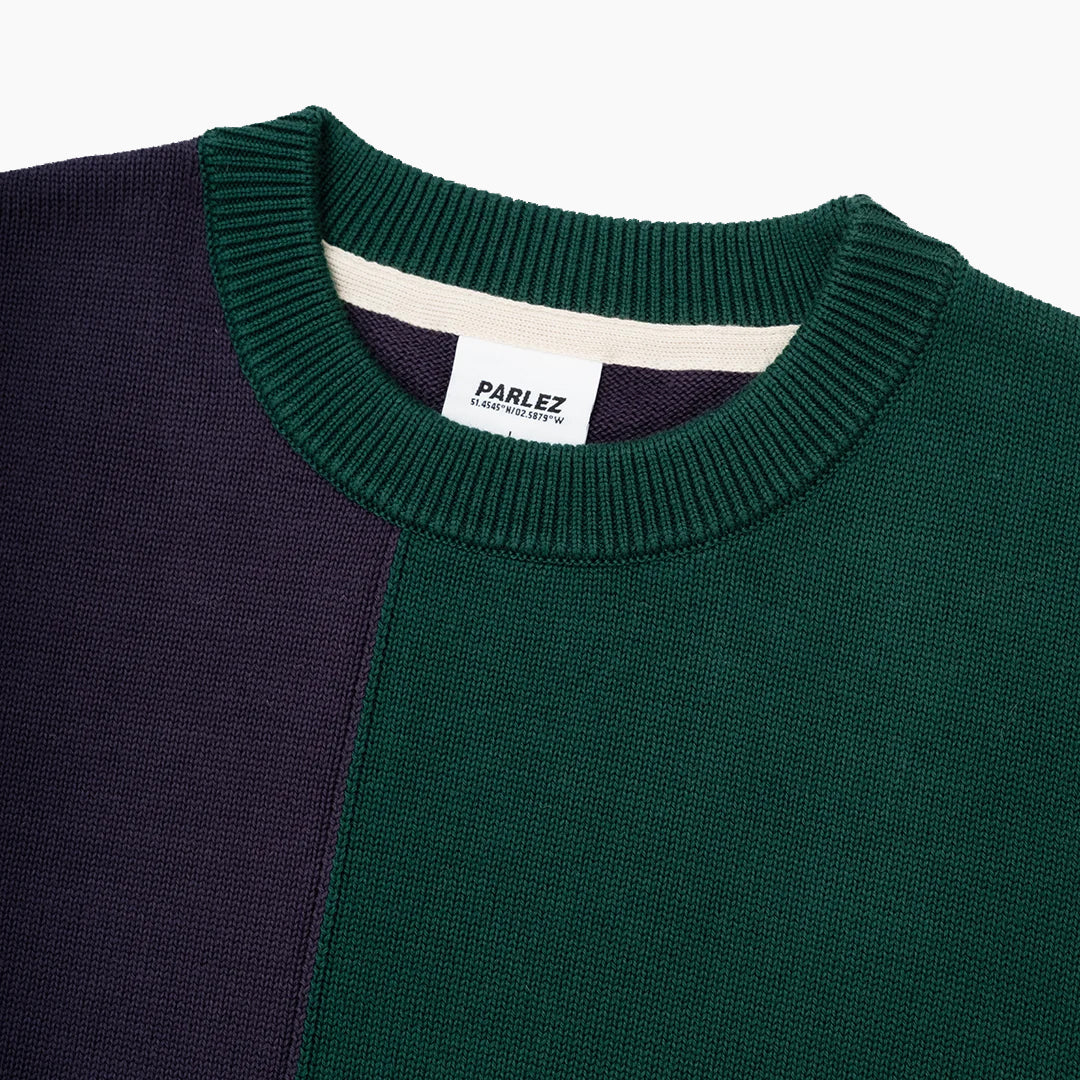 Parlez clothing AREA CREW KNIT MIDNIGHT