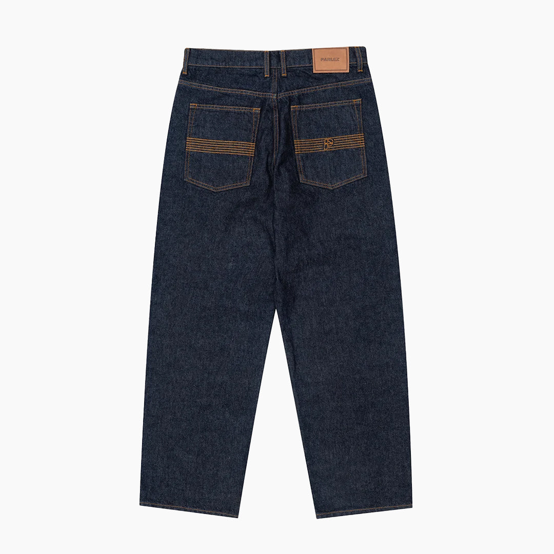 Parlez clothing PROSPECT DENIM TROUSER LIGHT RINSE WASH