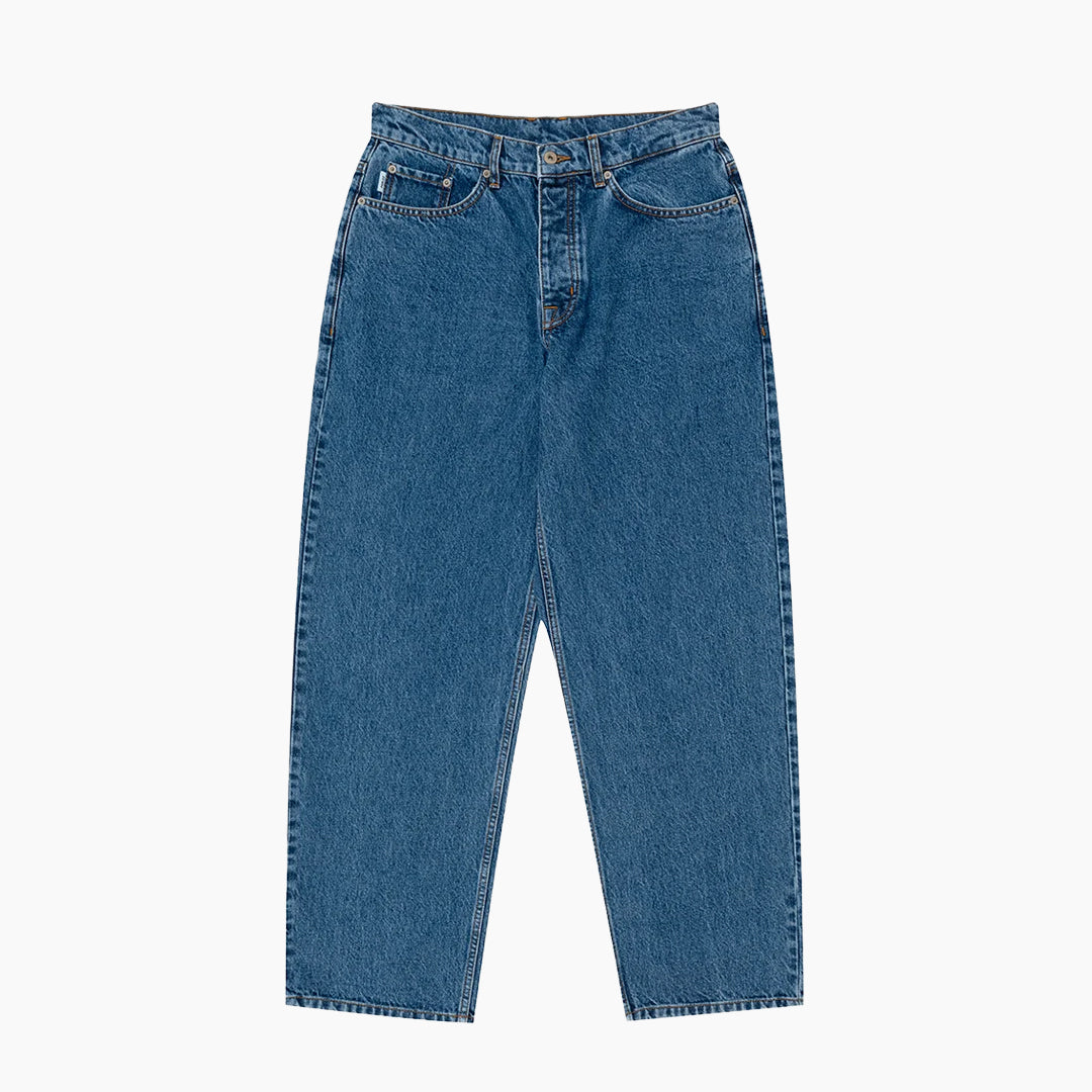 Parlez clothing PROSPECT DENIM TROUSER MID ENZYME WASH