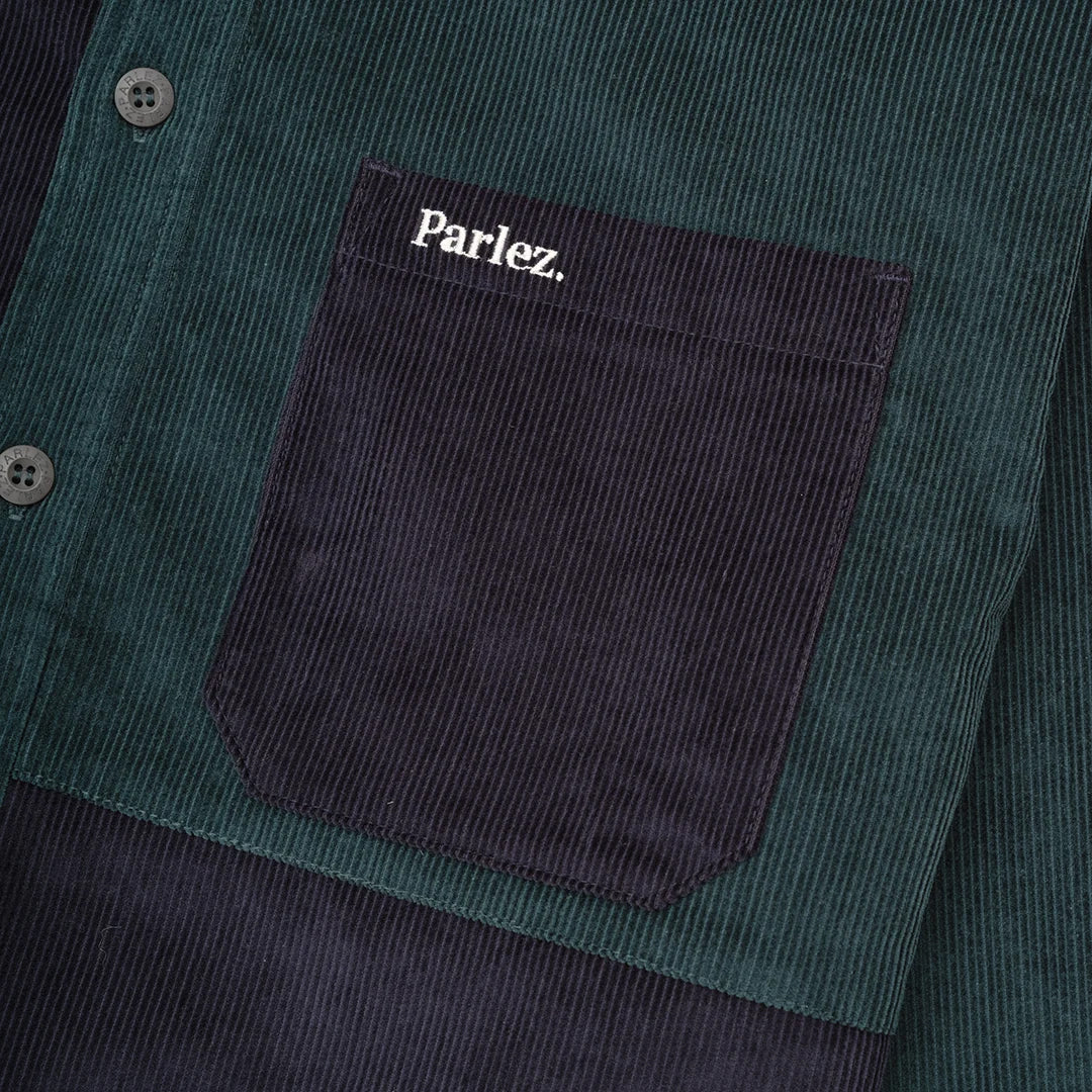 Parlez clothing RECRAFT JACKET DEEP GREEN/MIDNIGHT