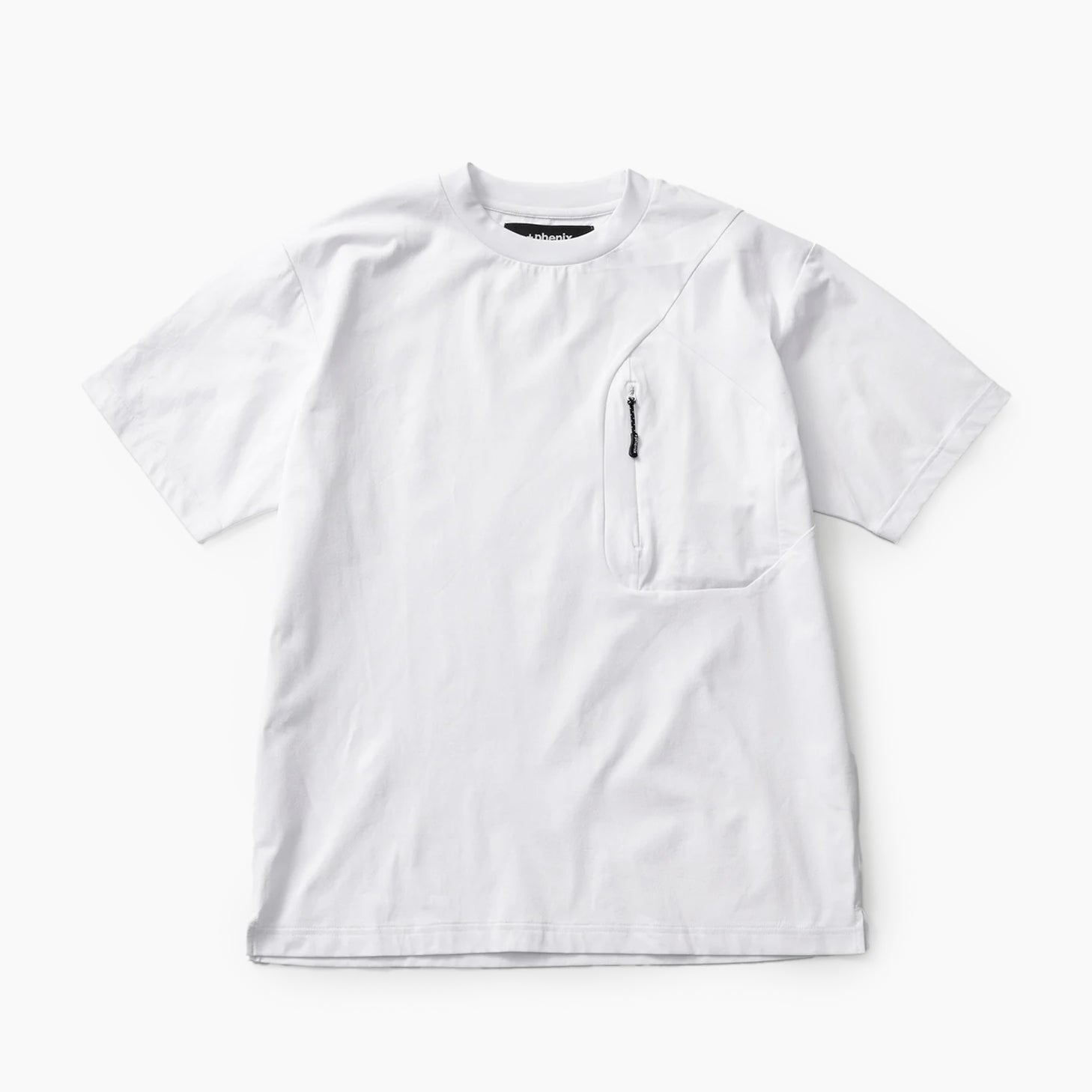 +phenix HIDDEN ZIP POCKET SHORT SLEEVE TEE / コンシールファスナーポケット ショートスリーブTシャツ/ POT-26009A
