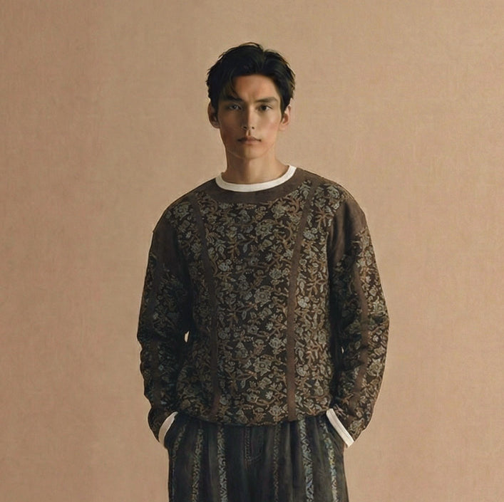 PIEUX Ajrak Strip tee