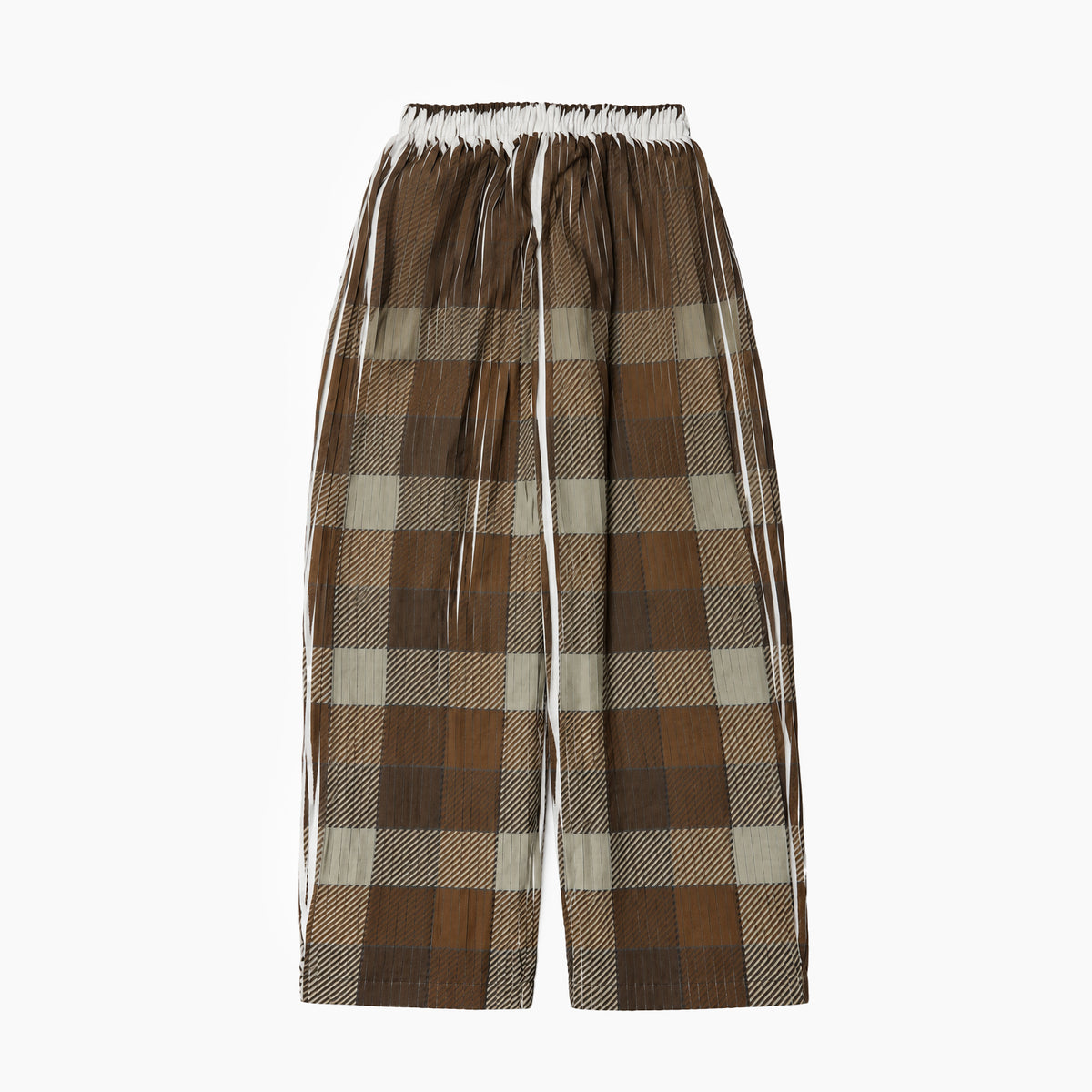 PIEUX Check lenticular pants