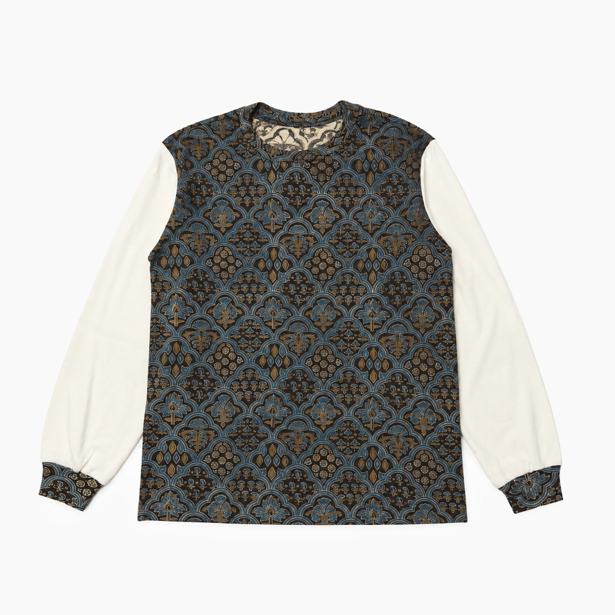 PIEUX Ajrak white LS tee