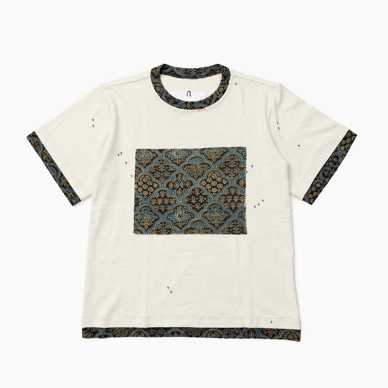 PIEUX Ajrak patch tee