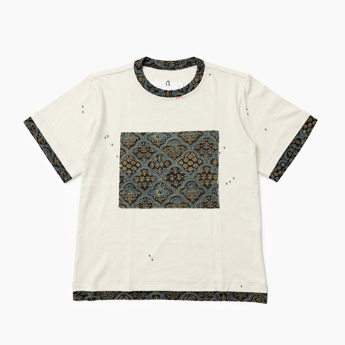 PIEUX Ajrak patch tee
