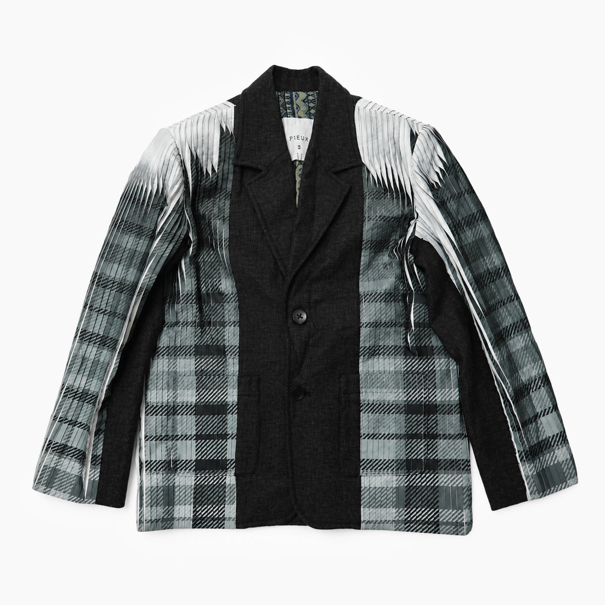 PIEUX Lenticular wool blazer