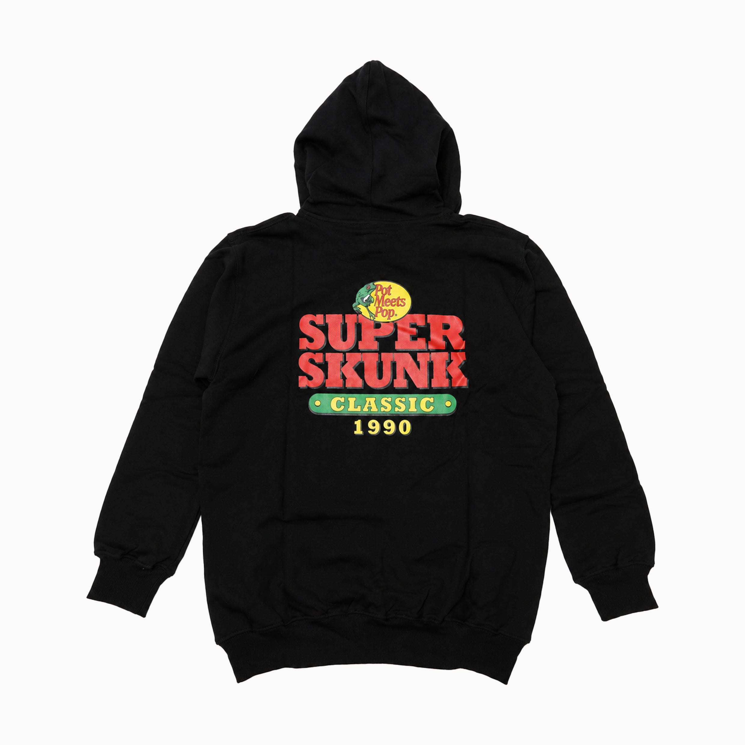 POT MEETS POP FROGGIE HOODIE BLACK