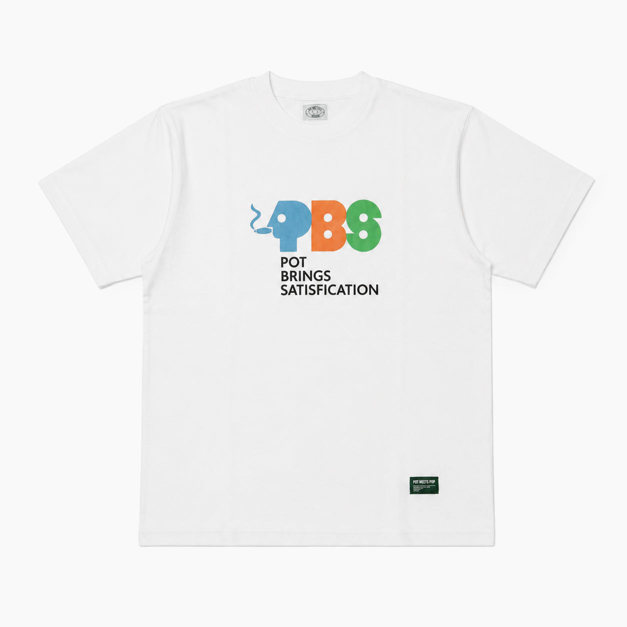 POT MEETS POP PBS TEE