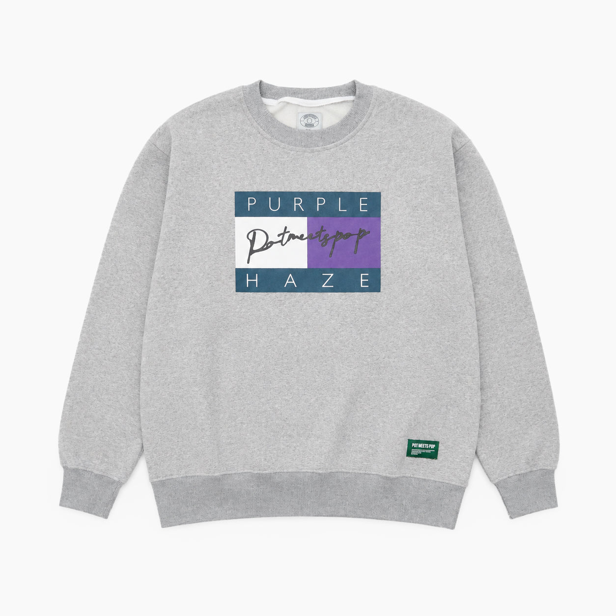 POT MEETS POP PURPLE HAZE CREWNECK