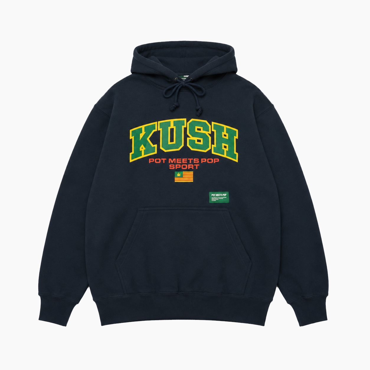 POT MEETS POP KUSH HOODIE NAVY