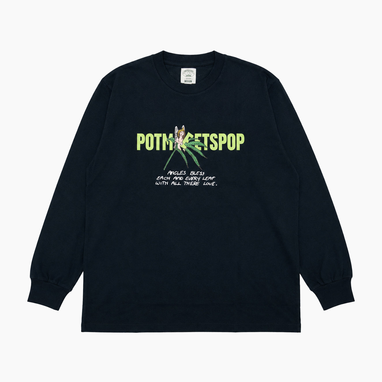 POT MEETS POP " LEAF LOGO LS