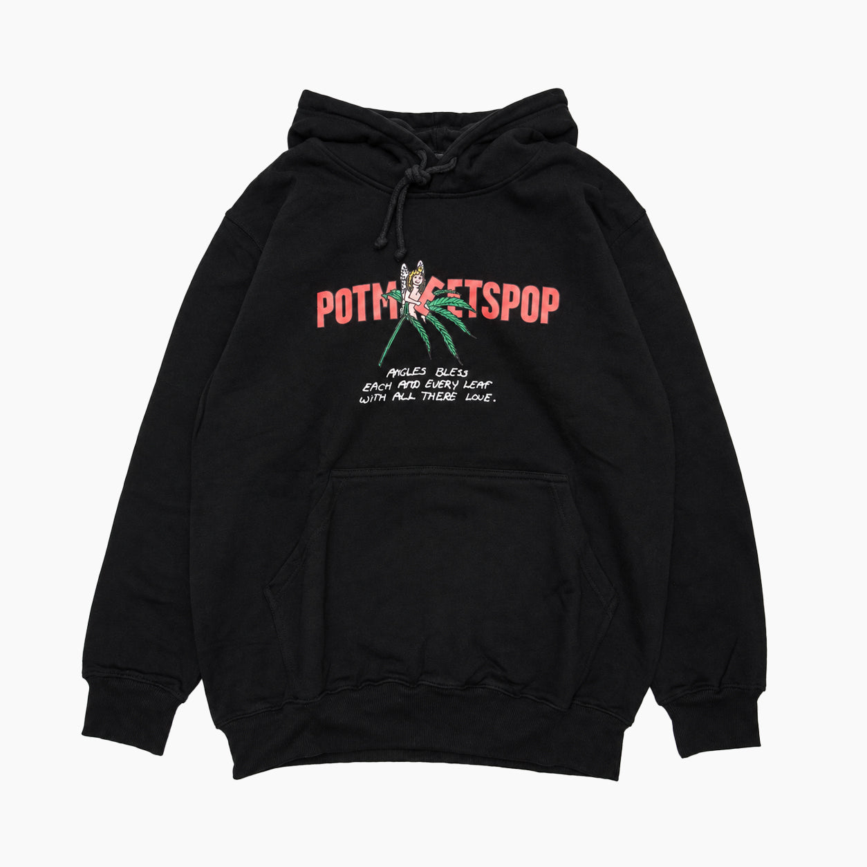 POT MEETS POP " LEAF LOGO HOODIE