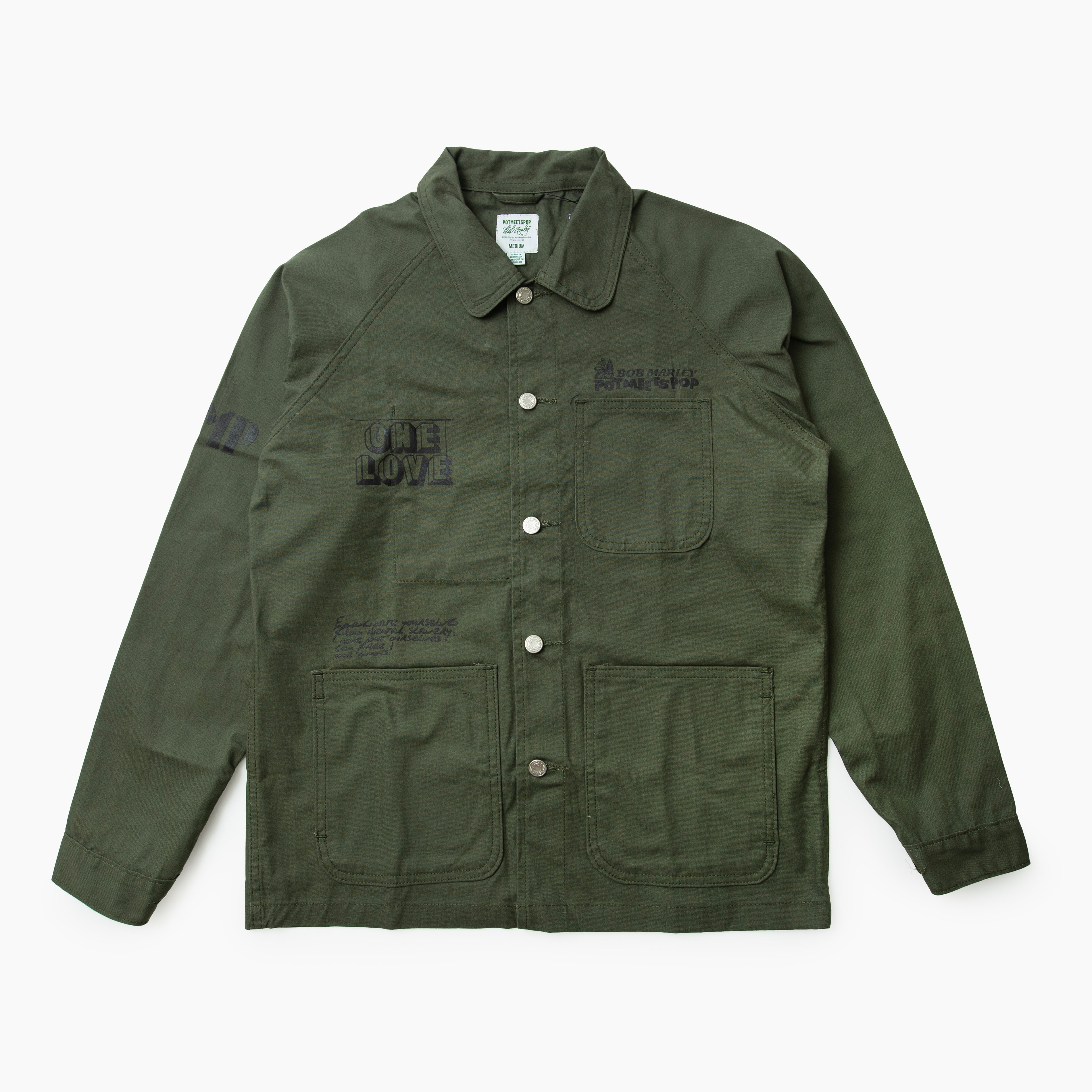 POT MEETS POP JAMMING CHORE COAT