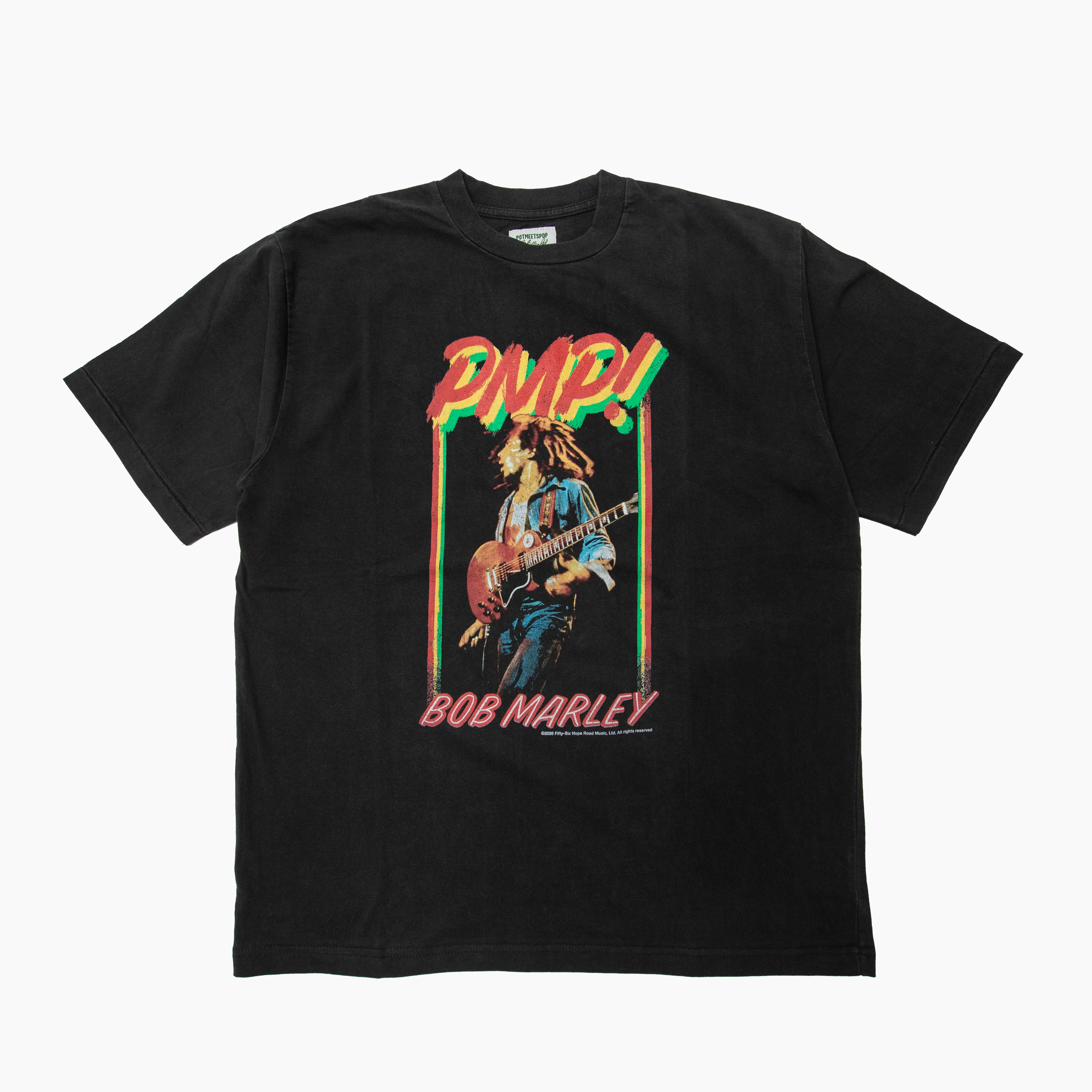 Pot Meets Pop × Bob Marley PMP LIVE! TEE｜ボブ・マーリーTシャツ