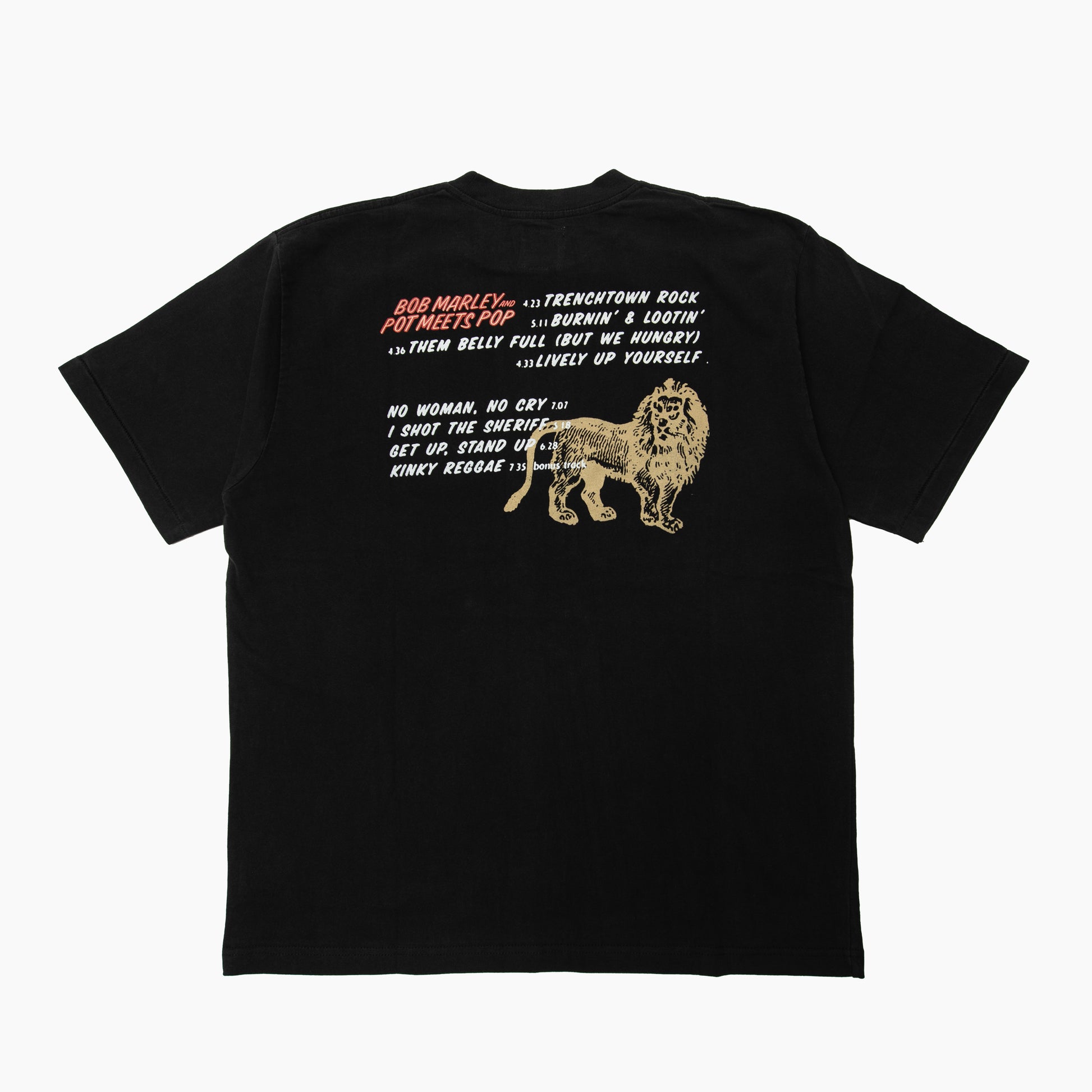 Pot Meets Pop x Bob Marley PMP LIVE! TEE BLACK
