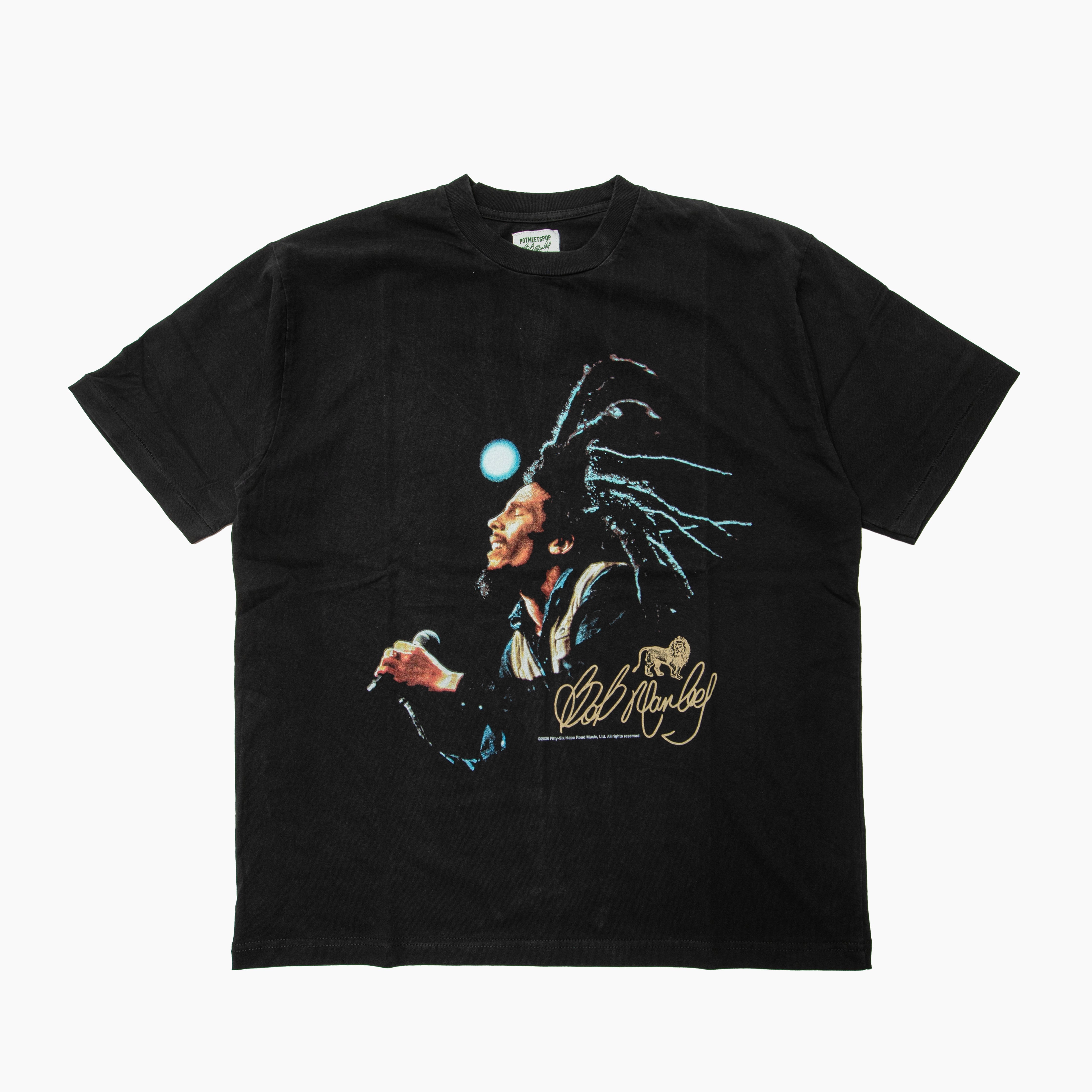 フォトグラフィックTシャツ Live｜Pot Meets Pop × Bob Marley – Surkucafe
