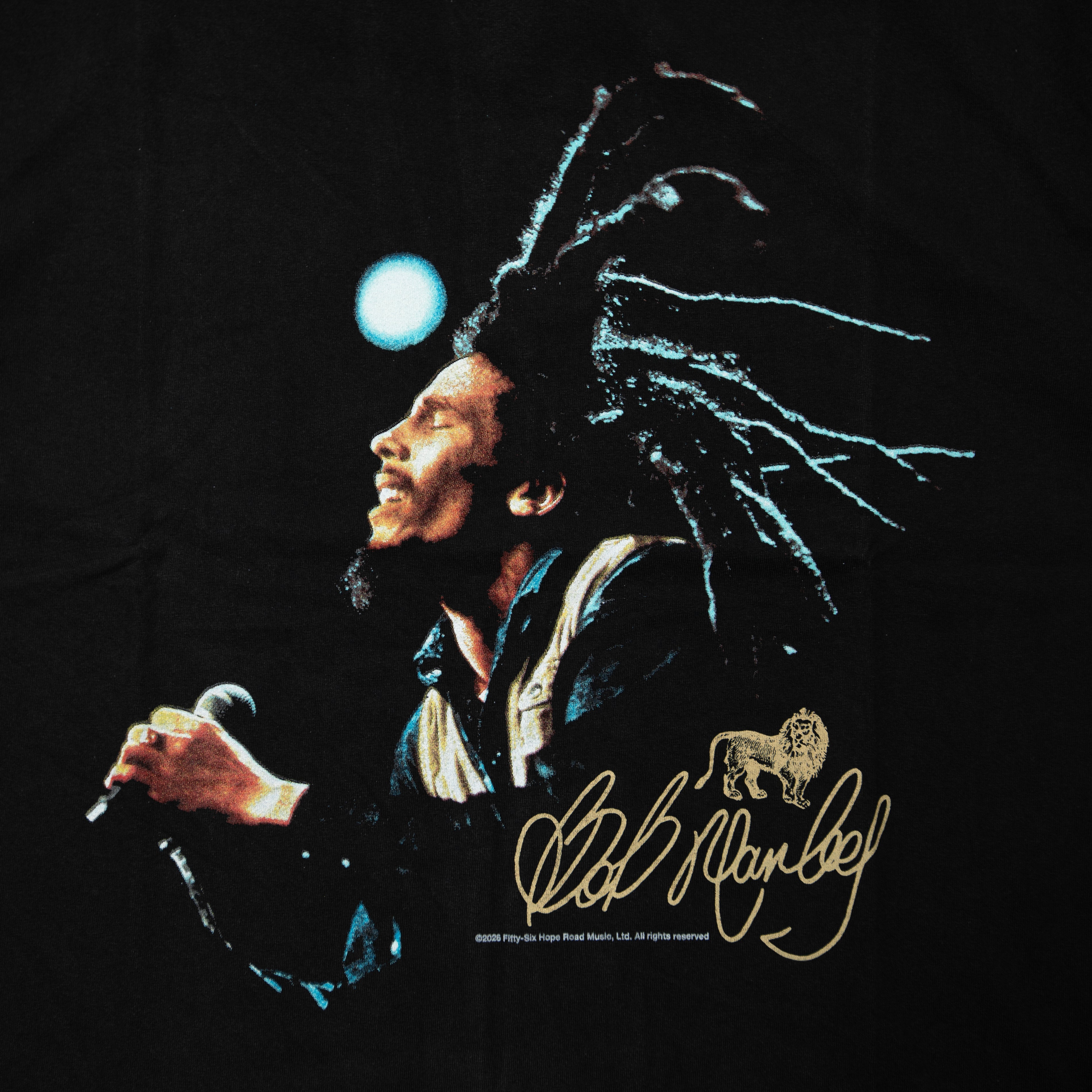 Pot Meets Pop x Bob Marley - Live Tee Black