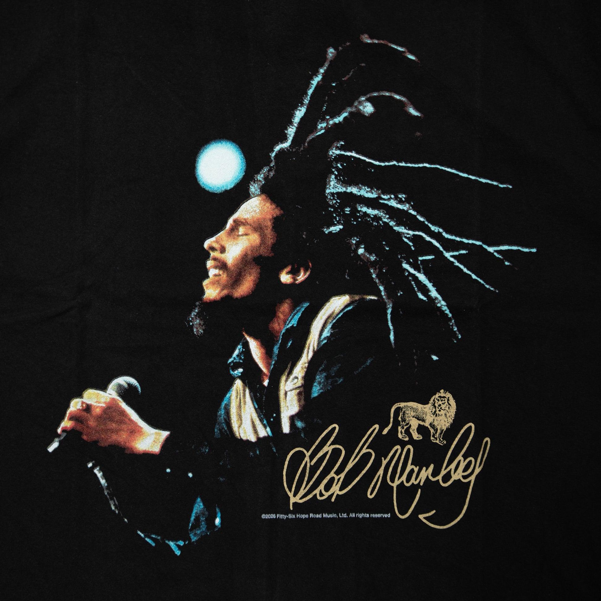 Pot Meets Pop x Bob Marley - Live Tee Black